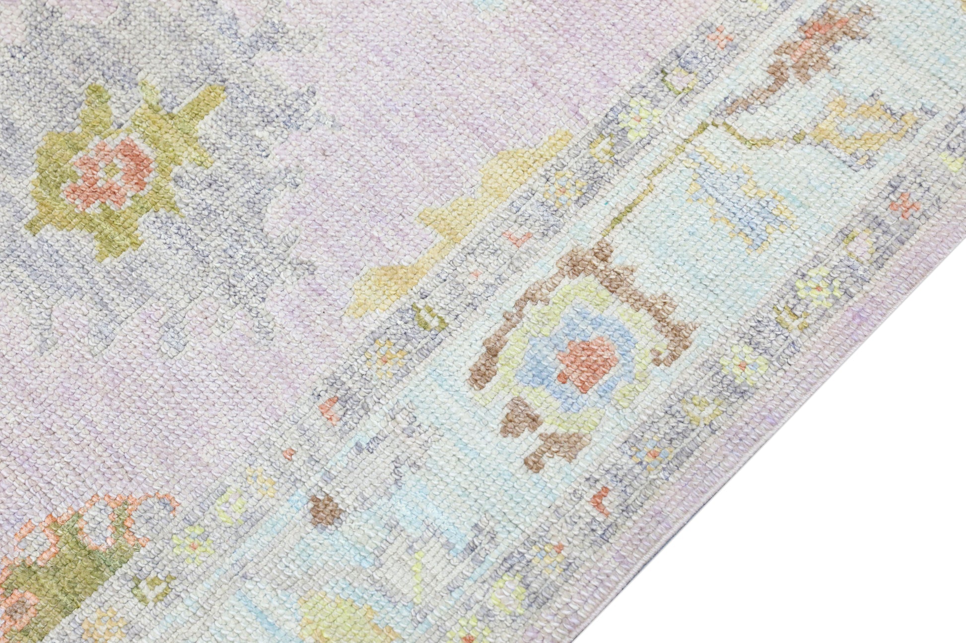 Turkish Oushak Rug 3'3" x 7'1" #4416
