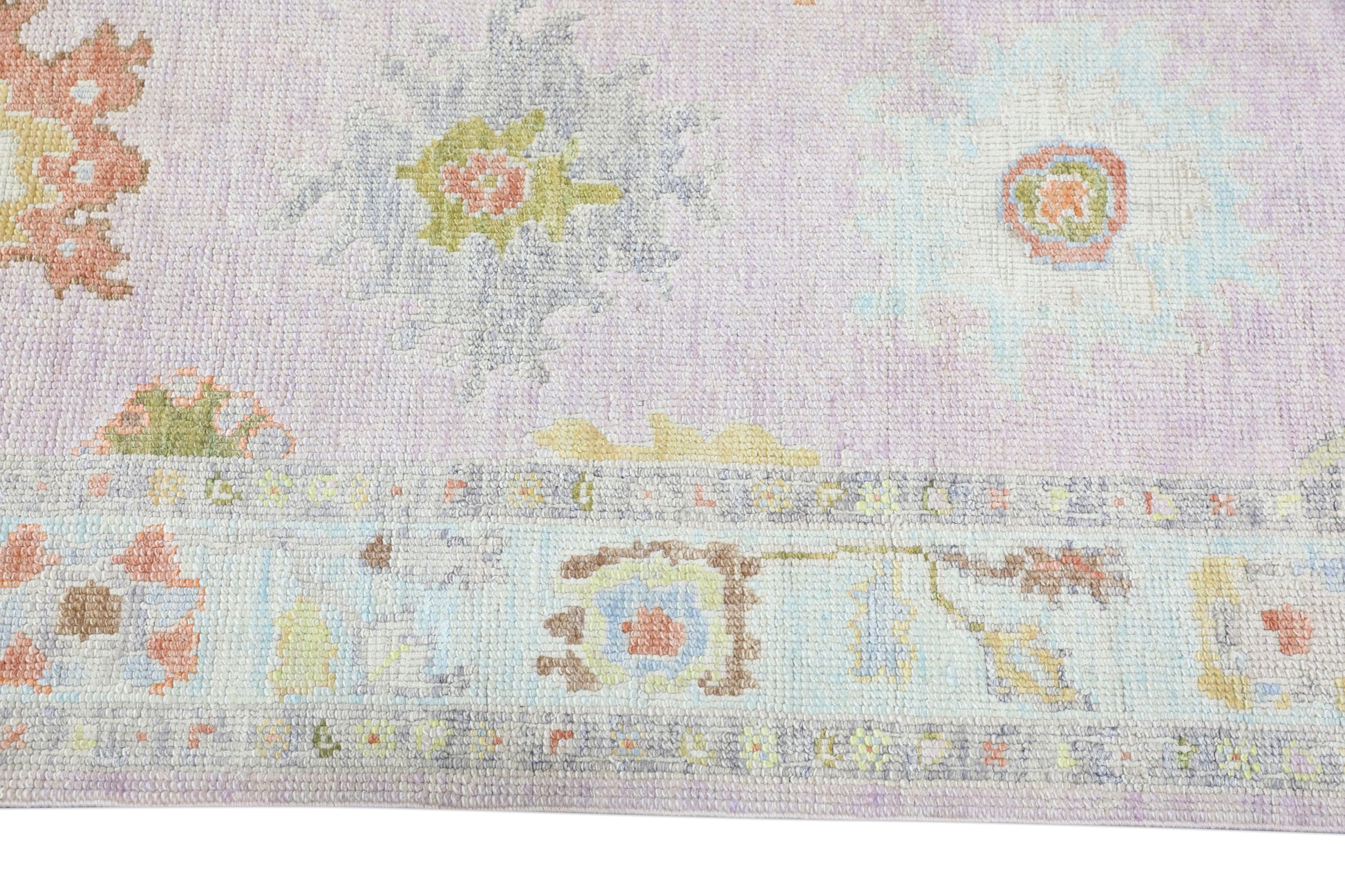 Turkish Oushak Rug 3'3" x 7'1" #4416
