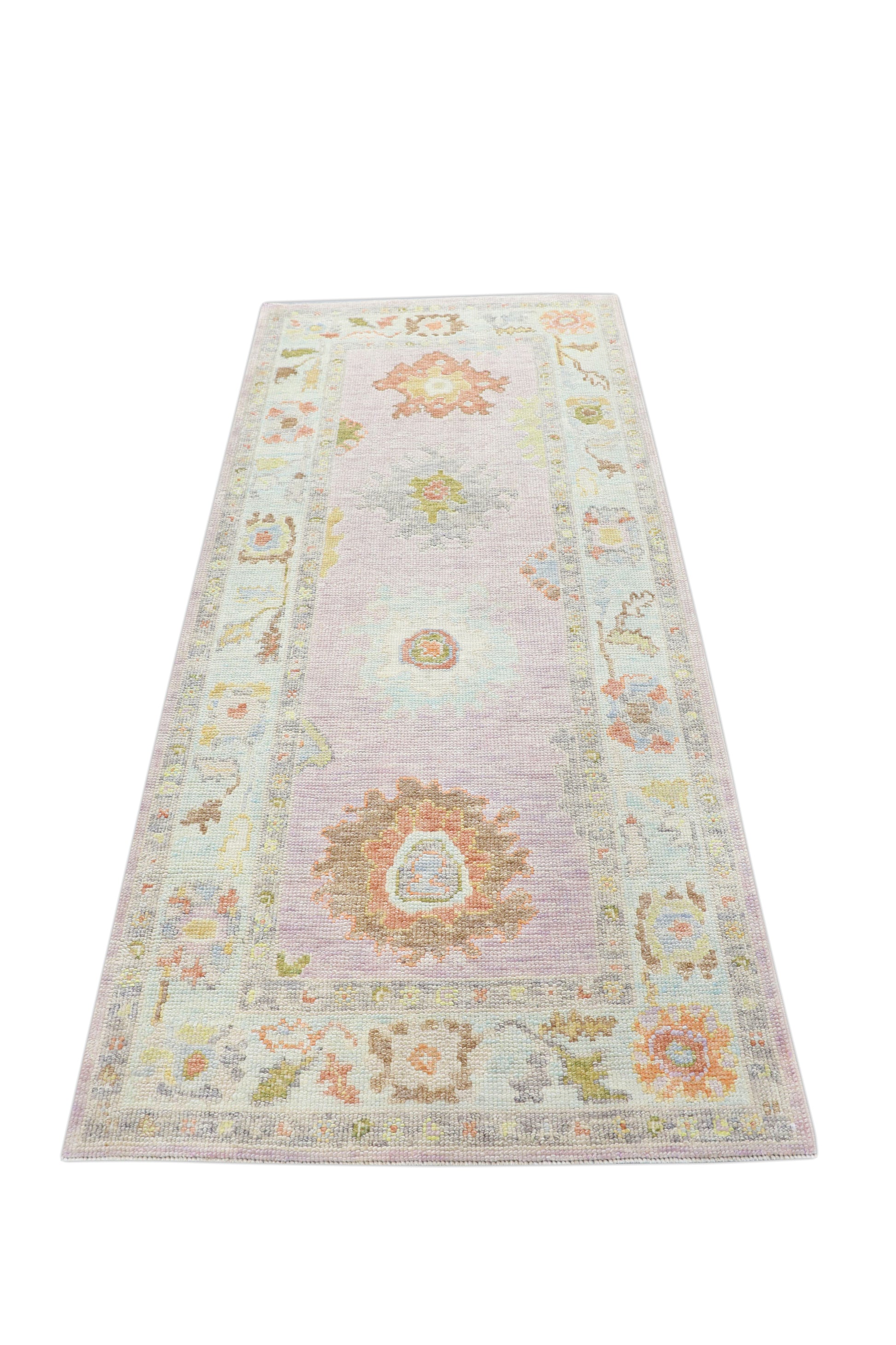 Turkish Oushak Rug 3'3" x 7'1" #4416