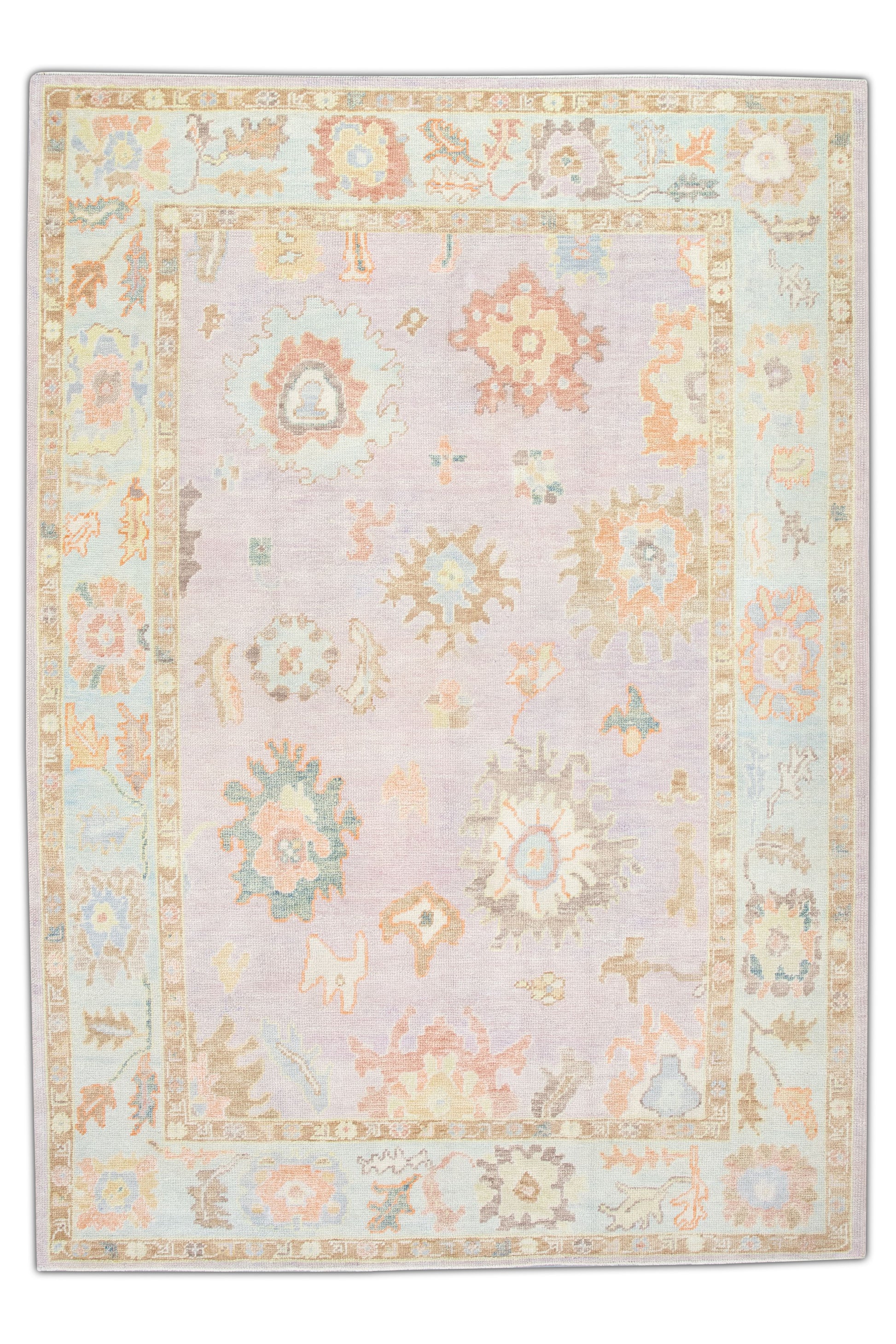 Turkish Oushak Rug 6'2" x 8'10" #2790