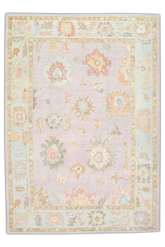 #2790 Turkish Oushak 6'2" x 8'10"