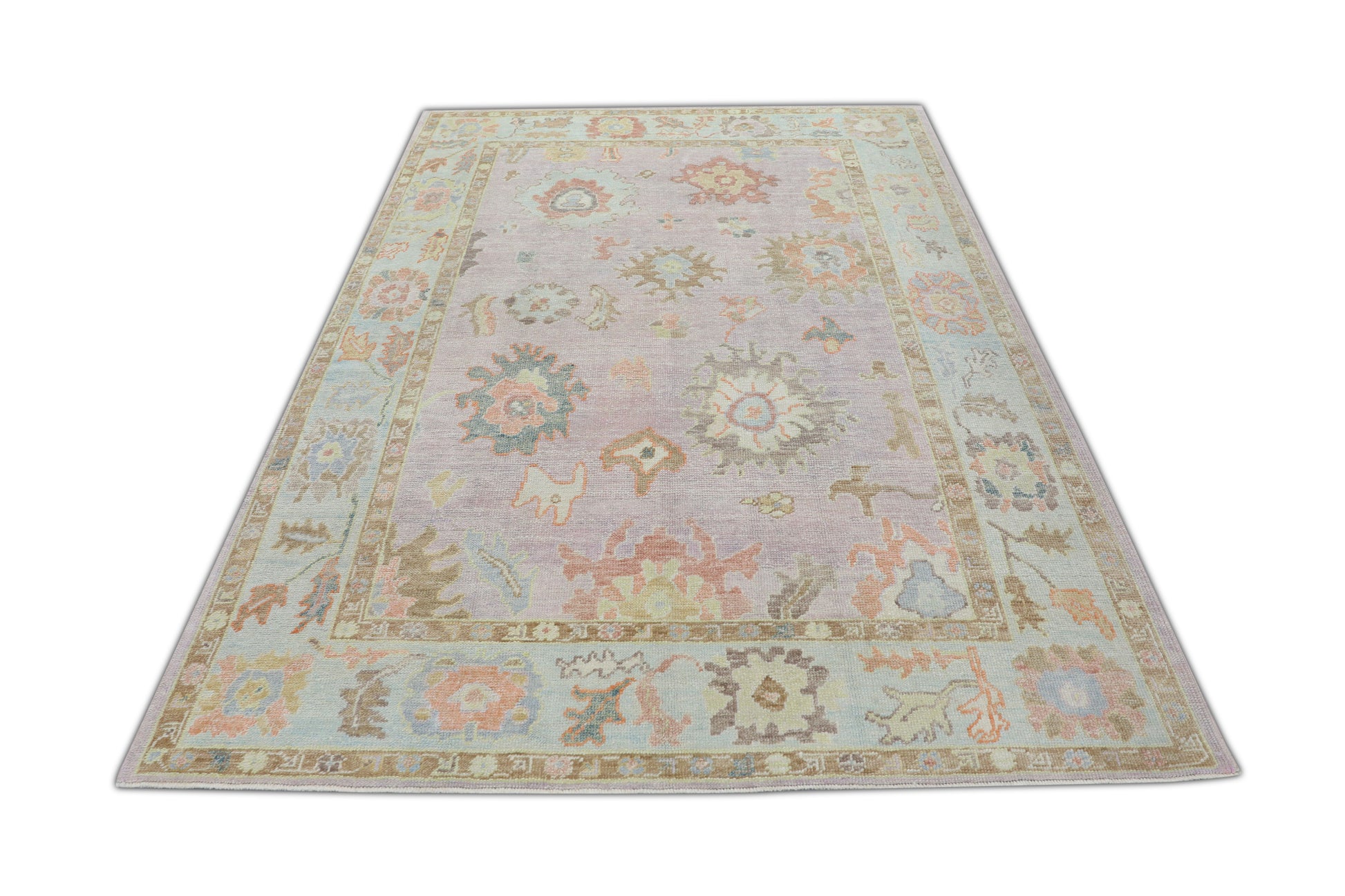 Turkish Oushak Rug 6'2" x 8'10" #2790
