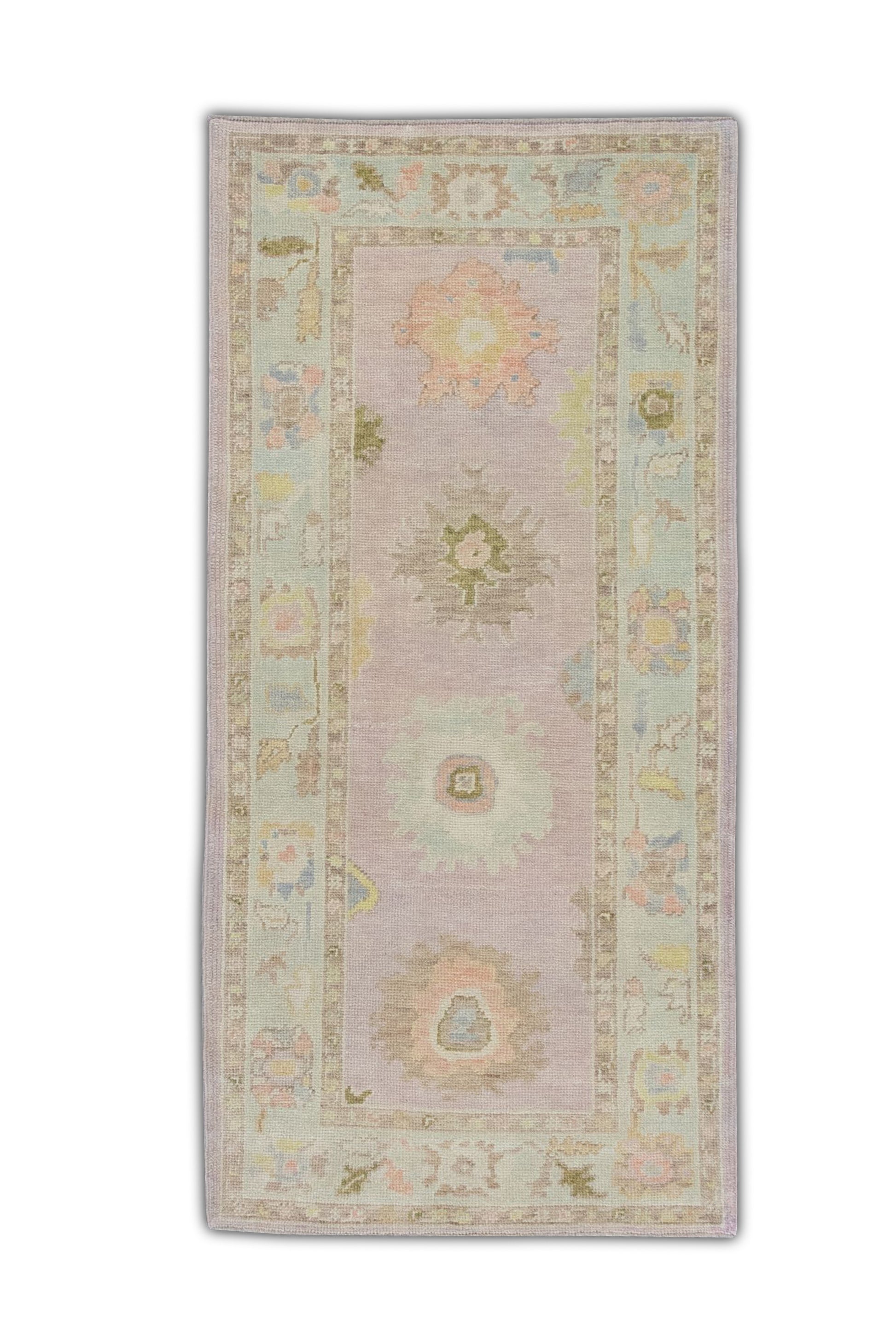 Turkish Oushak Rug 2'11" x 6'1" #4116