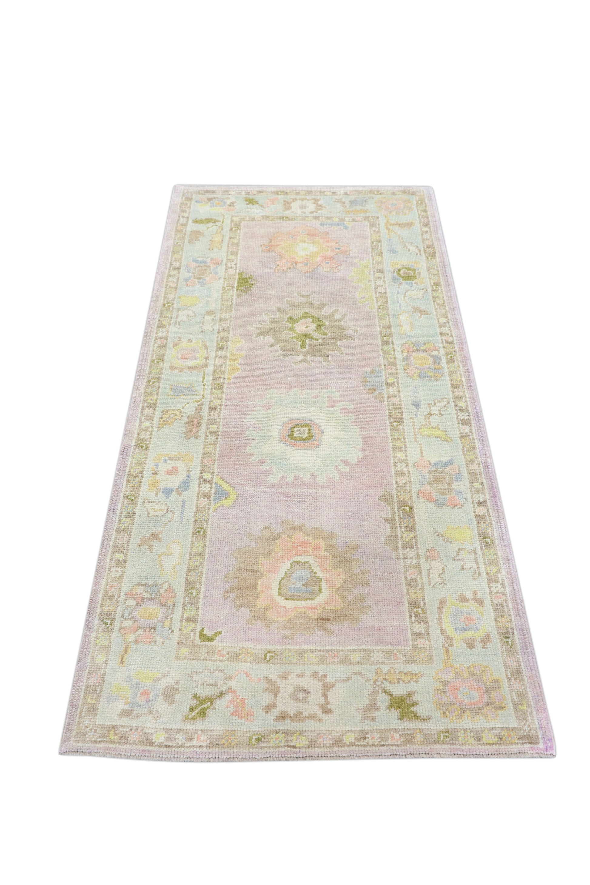 Turkish Oushak Rug 2'11" x 6'1" #4116