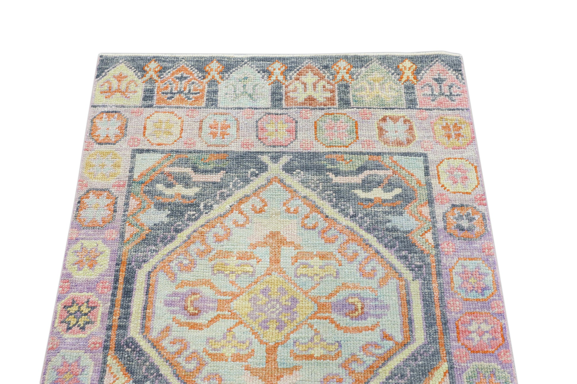 Turkish Oushak Rug 2'11" x 6'5" #4139