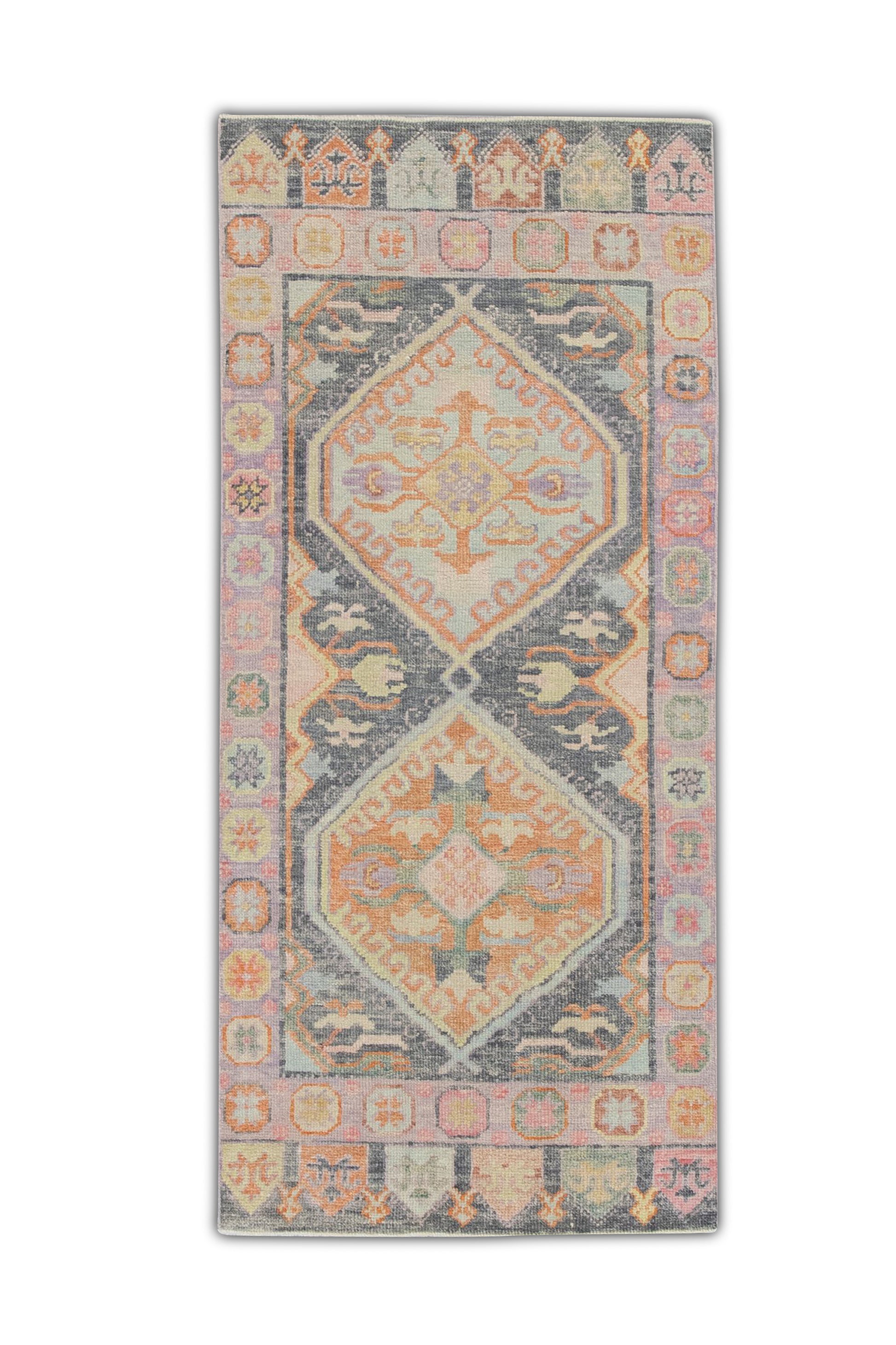 Turkish Oushak Rug 2'11" x 6'5" #4139