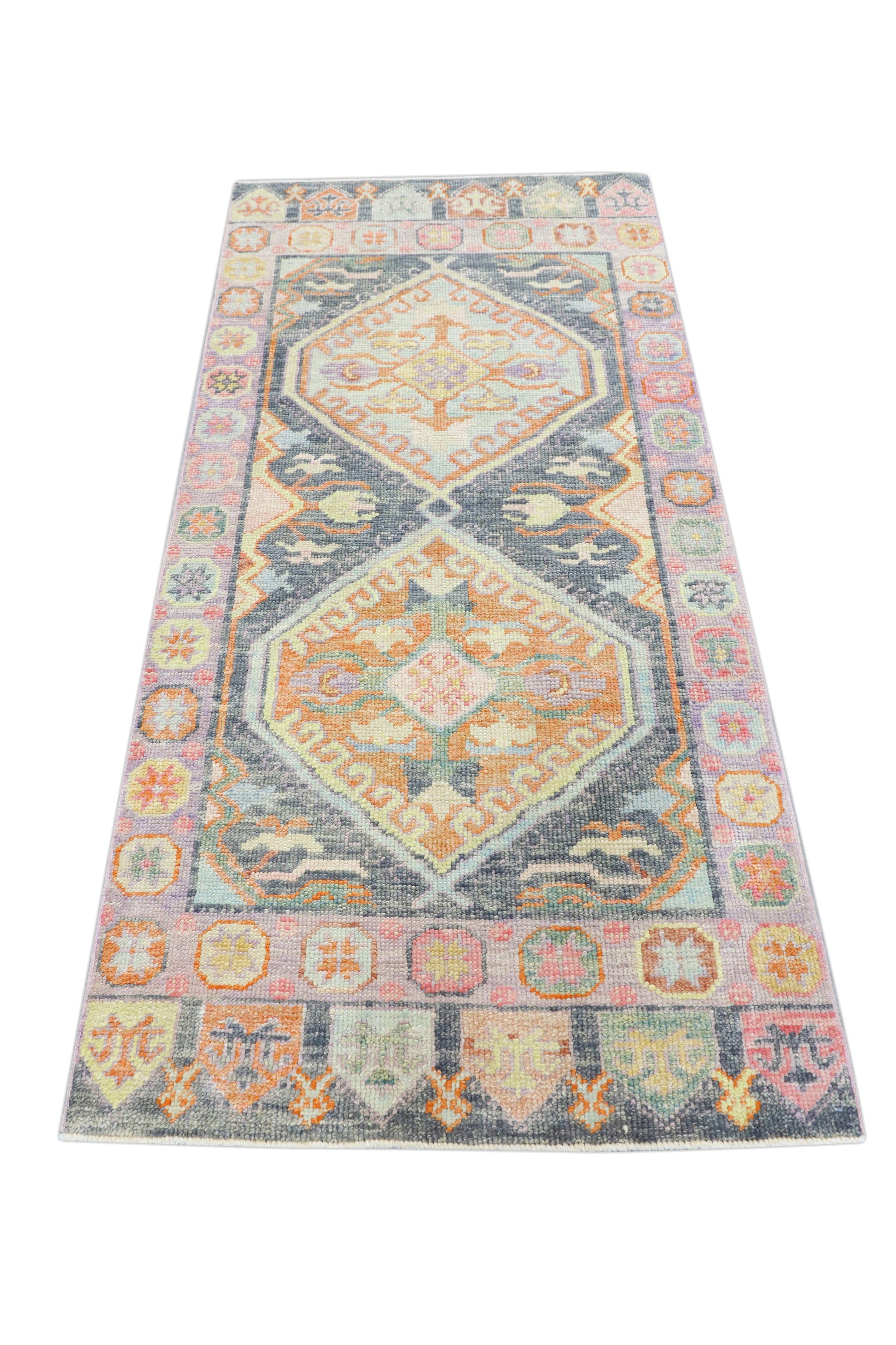 Turkish Oushak Rug 2'11" x 6'5" #4139