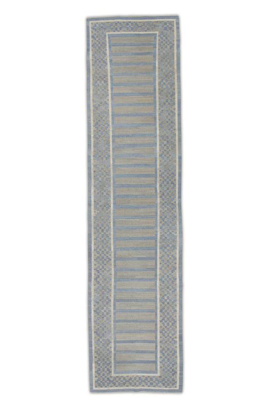 #5193 Oriental Flat Weave Turkish Kilim 3' x 12'4"