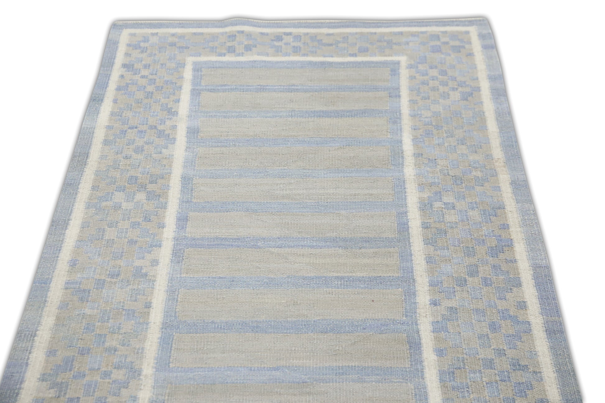 Oriental Flatweave Turkish Kilim 3' x 12'4" #5193