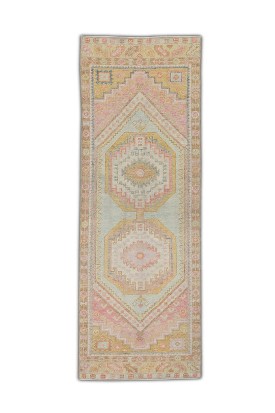 #4413 Turkish Oushak 3' x 8'6"