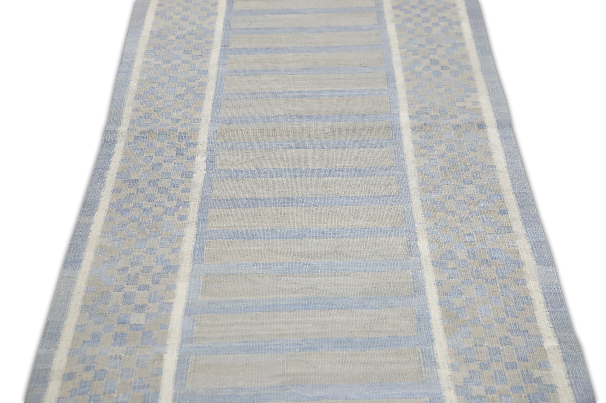 Oriental Flatweave Turkish Kilim 3' x 12'4" #5193