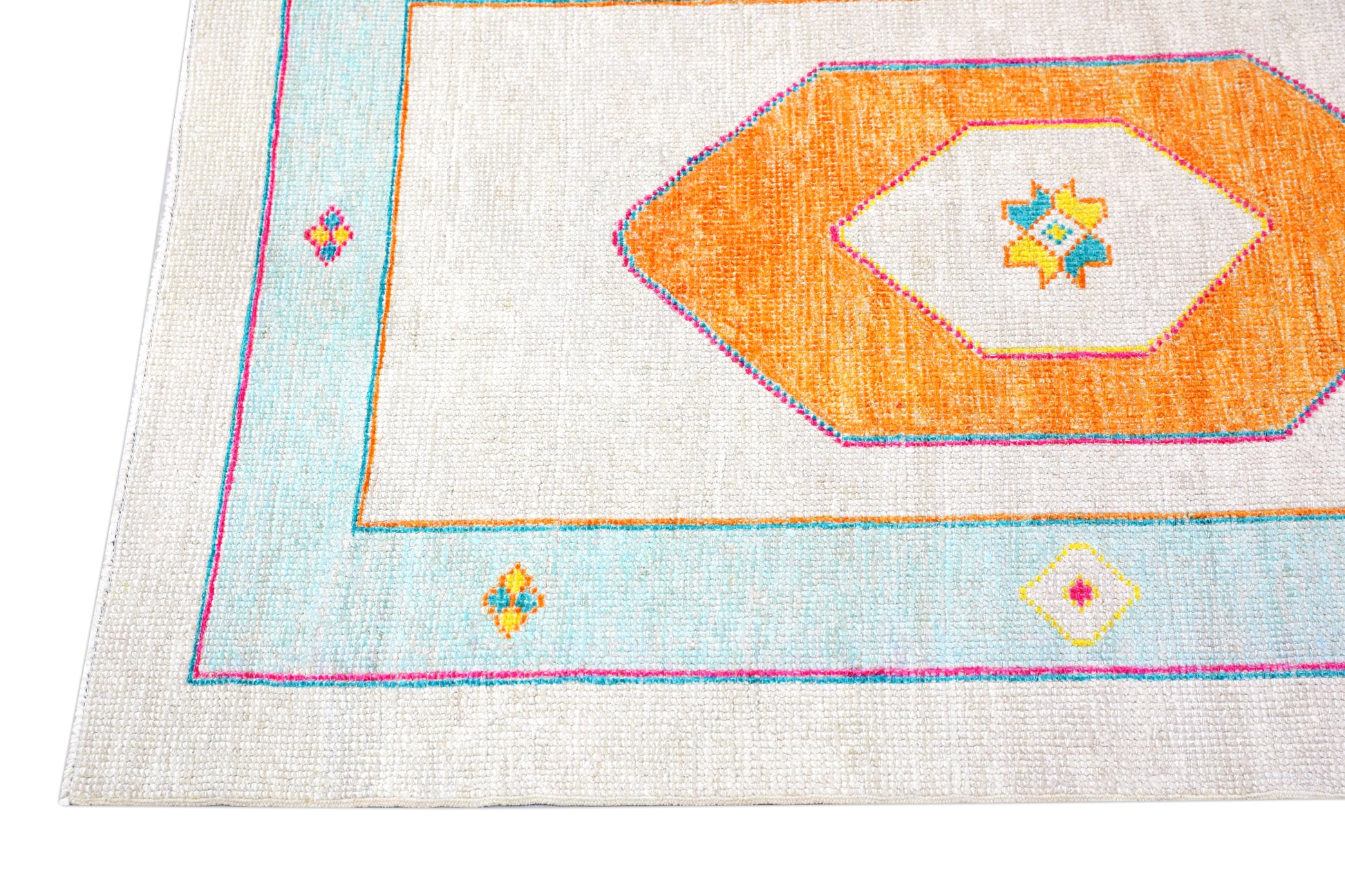 Turkish Oushak Rug 3' x 16'11" #4453