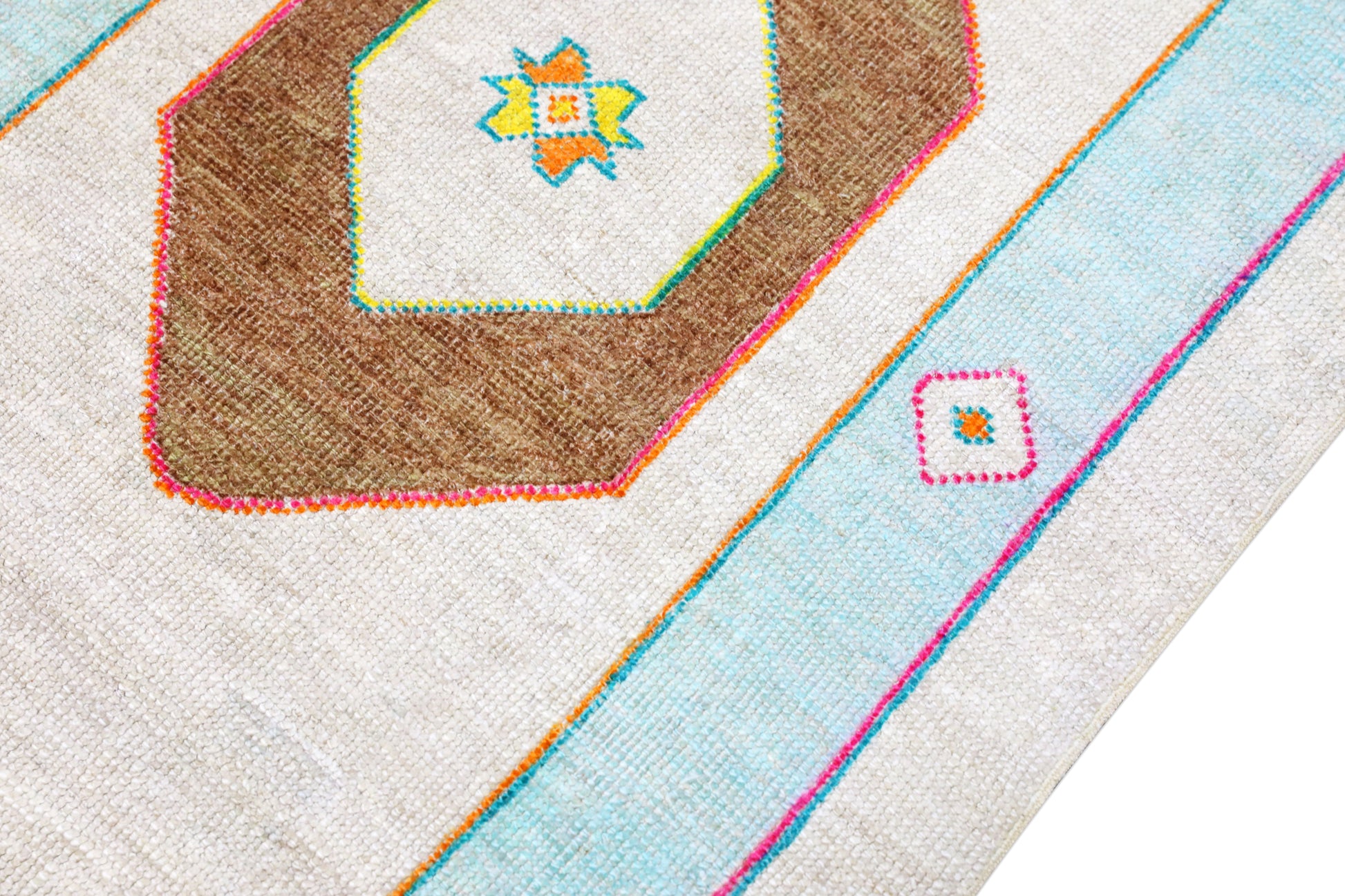 Turkish Oushak Rug 3' x 16'11" #4453