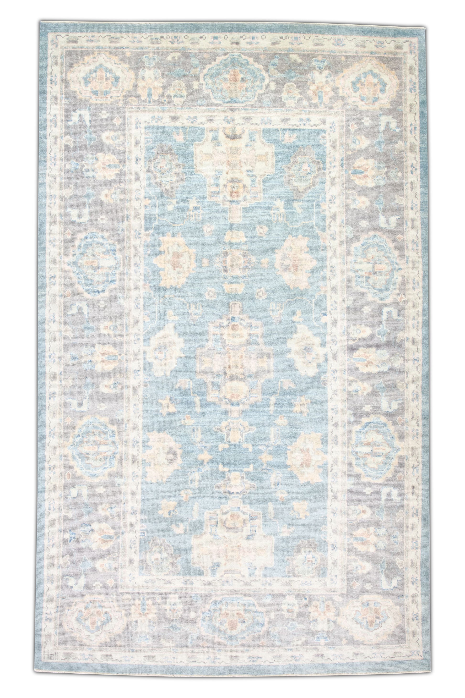 Turkish Oushak Rug 5'11" x 9'11" #3060