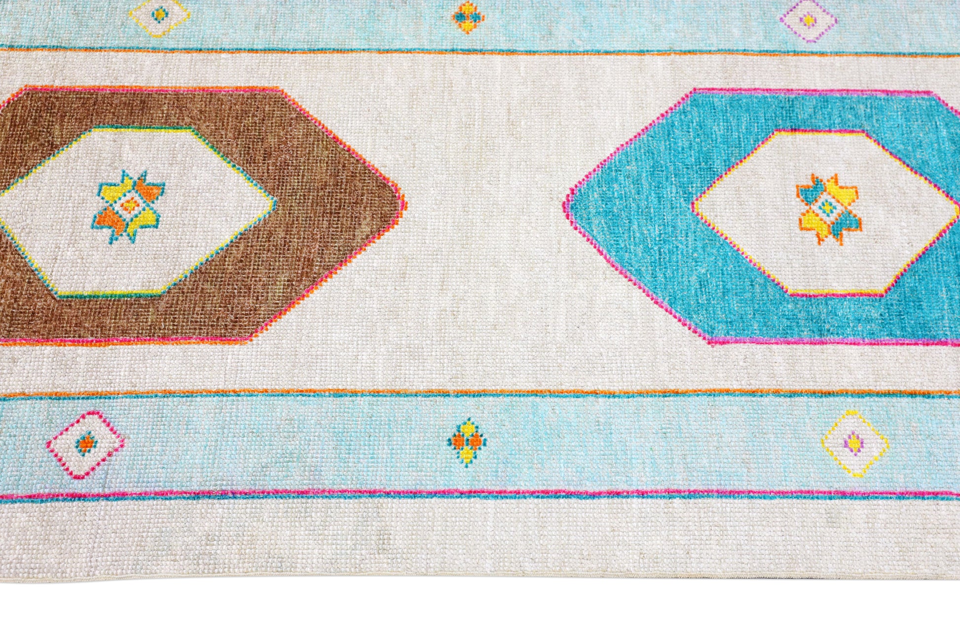 Turkish Oushak Rug 3' x 16'11" #4453