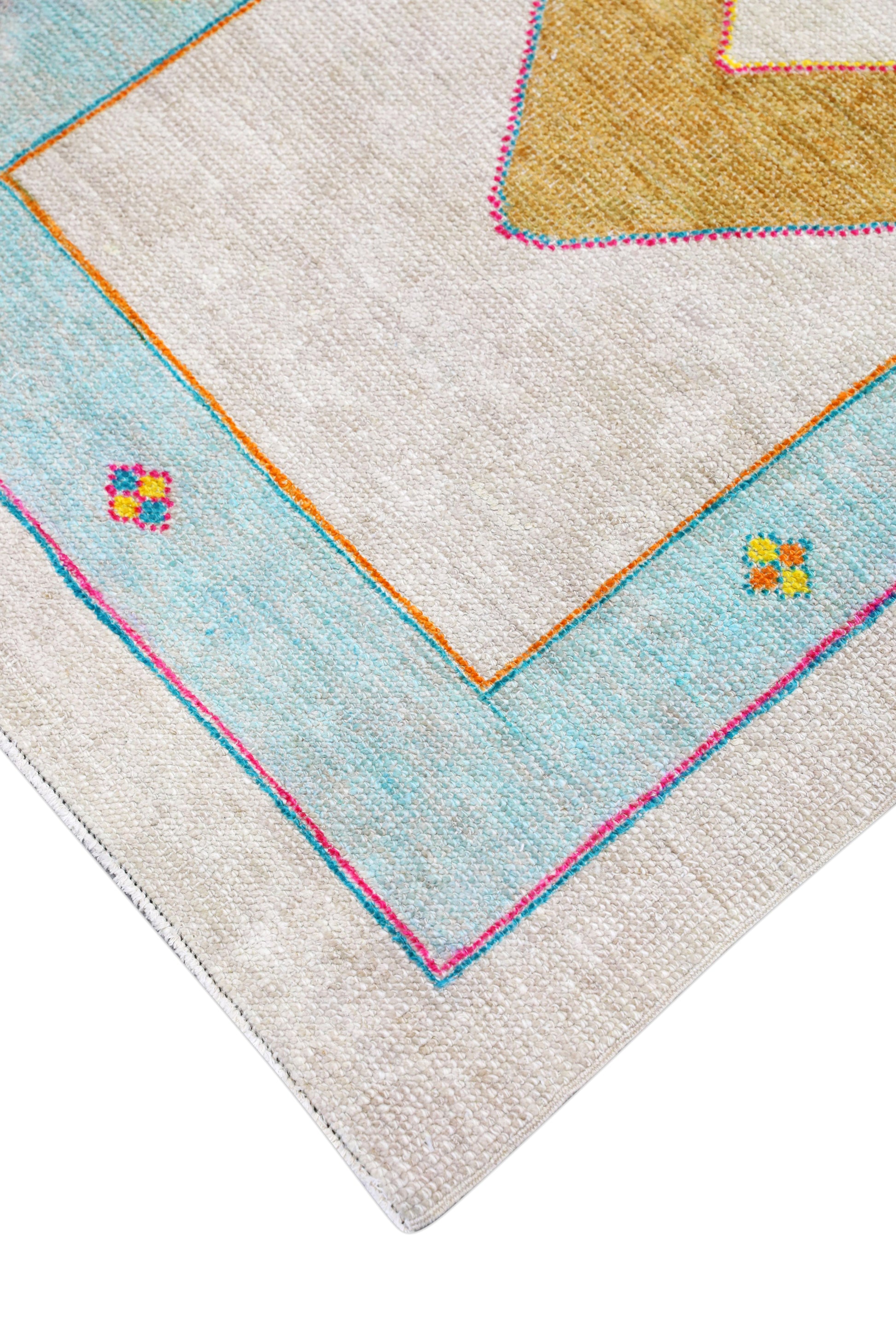 Turkish Oushak Rug 3' x 16'11" #4453