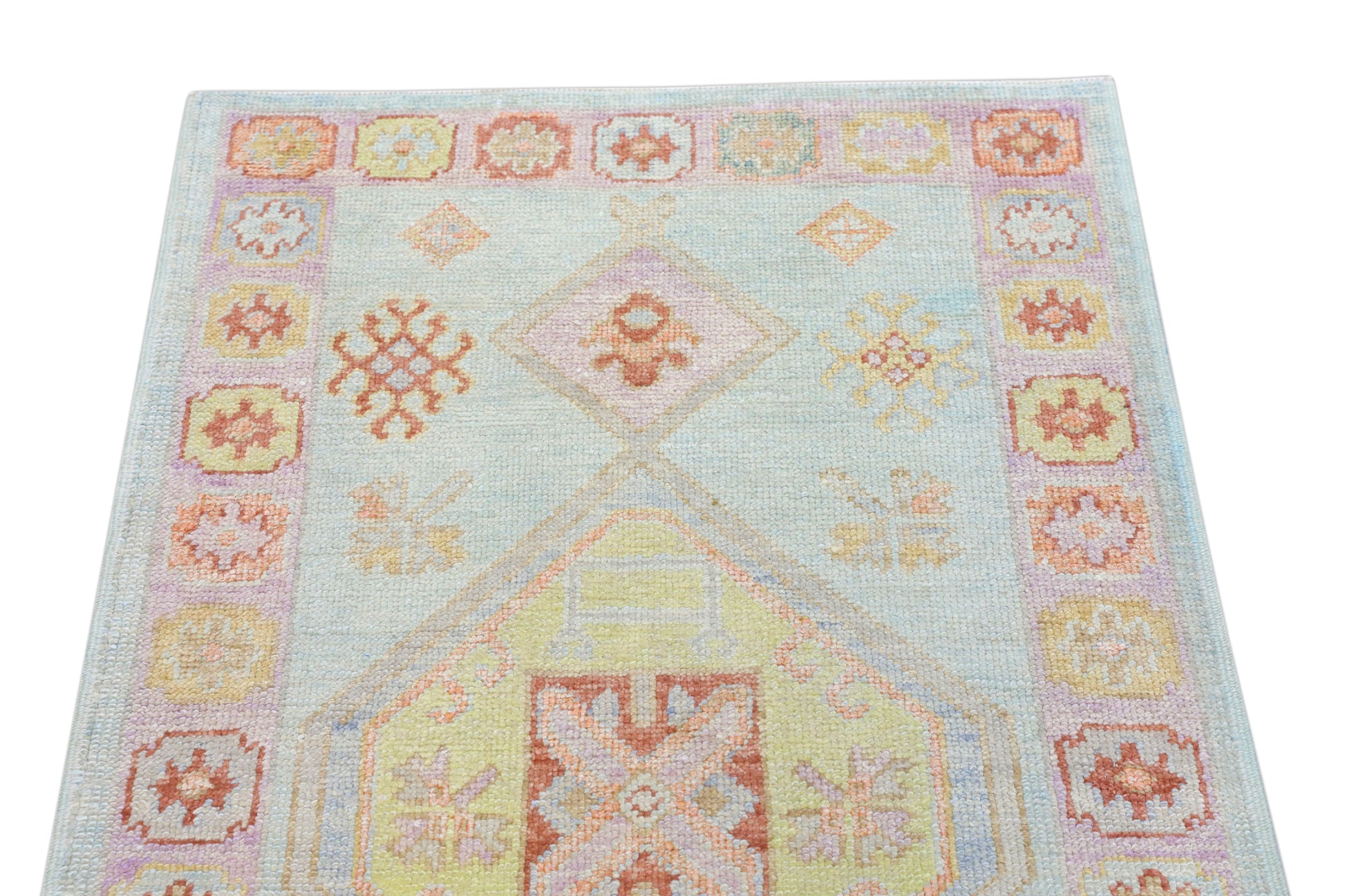 Turkish Oushak Rug 3'1 x 10'1" #4020