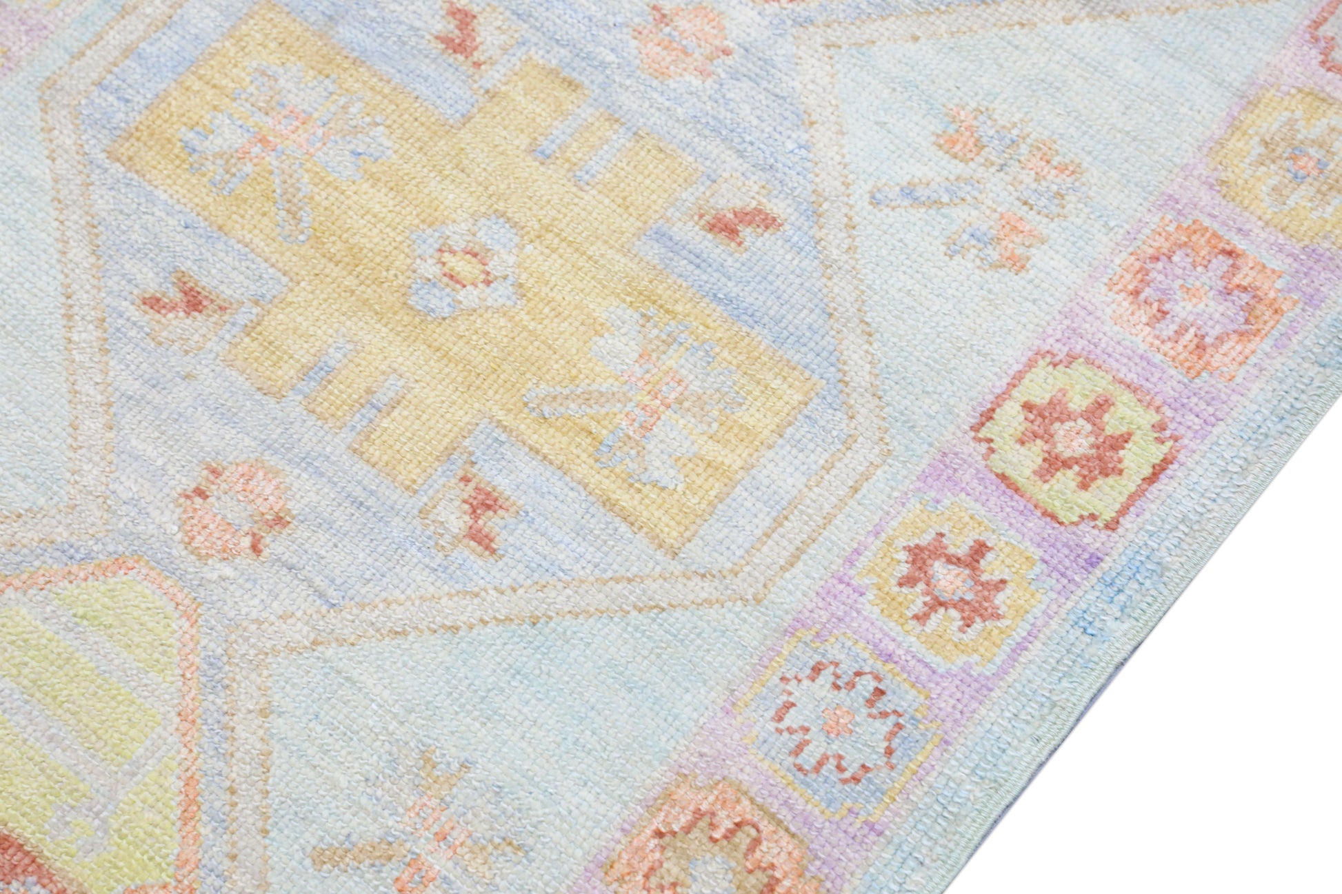 Turkish Oushak Rug 3'1 x 10'1" #4020