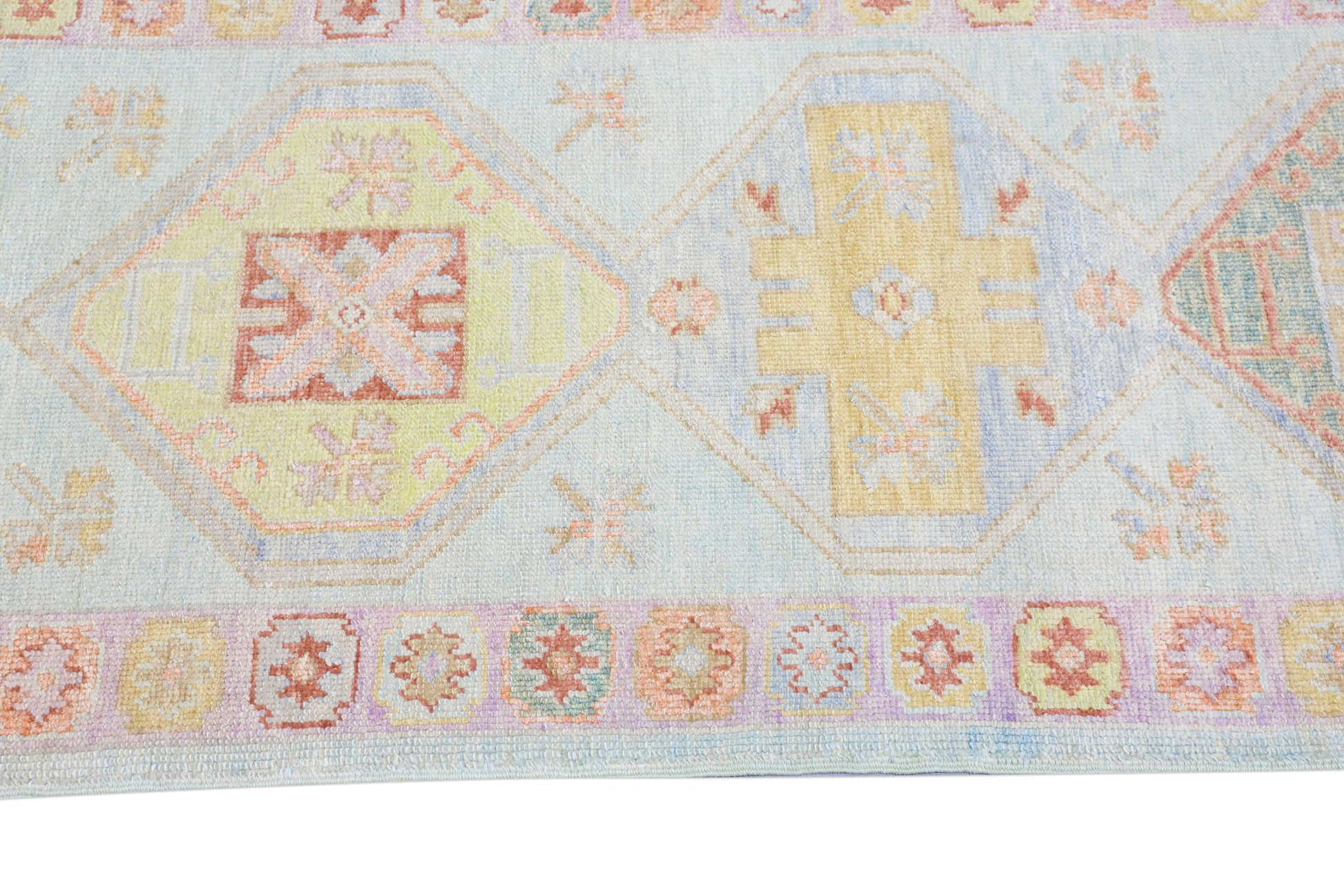 Turkish Oushak Rug 3'1 x 10'1" #4020