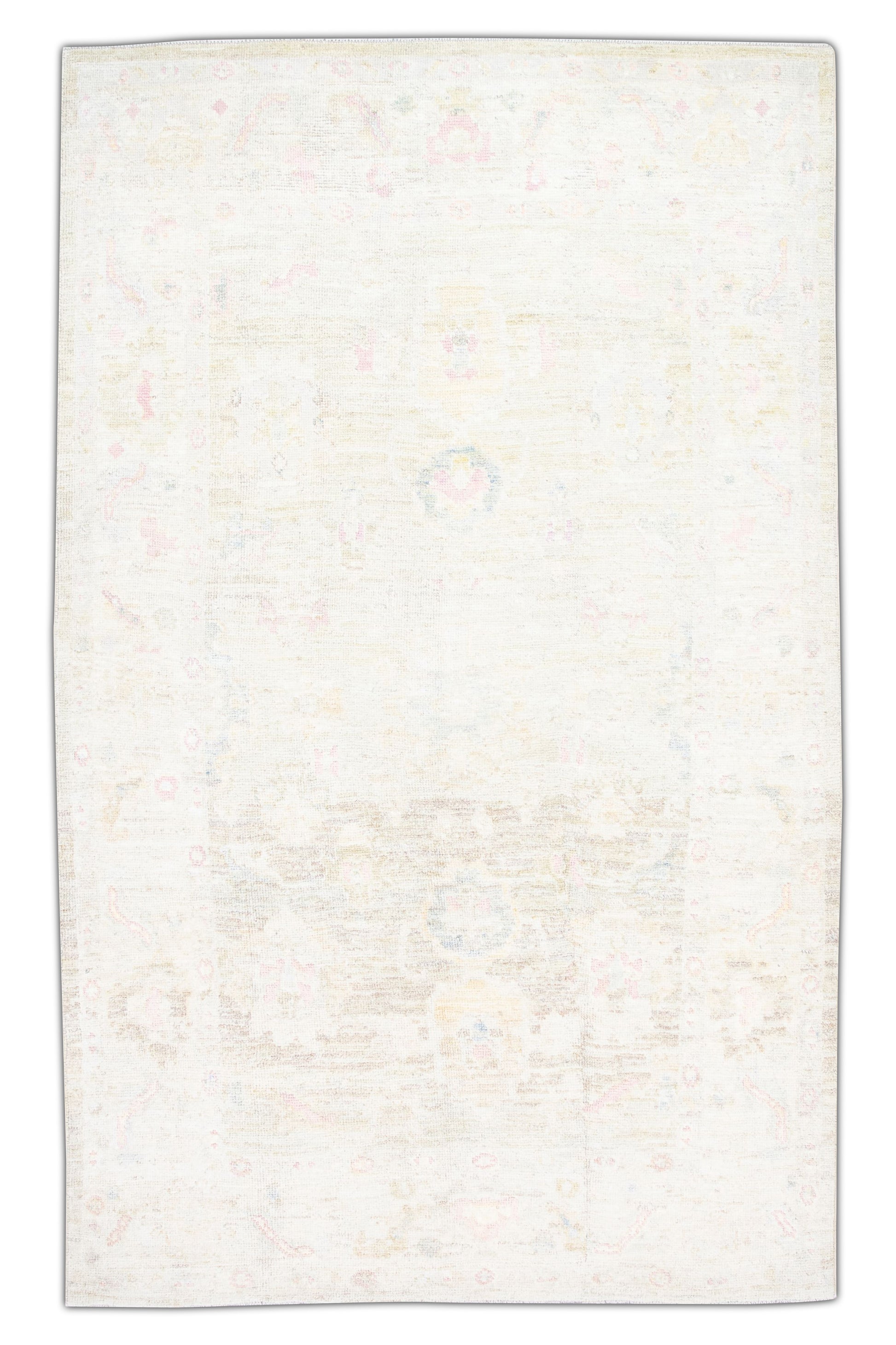 Turkish Tulu Rug Hand Knotted  5'8" x 8'11 #3065