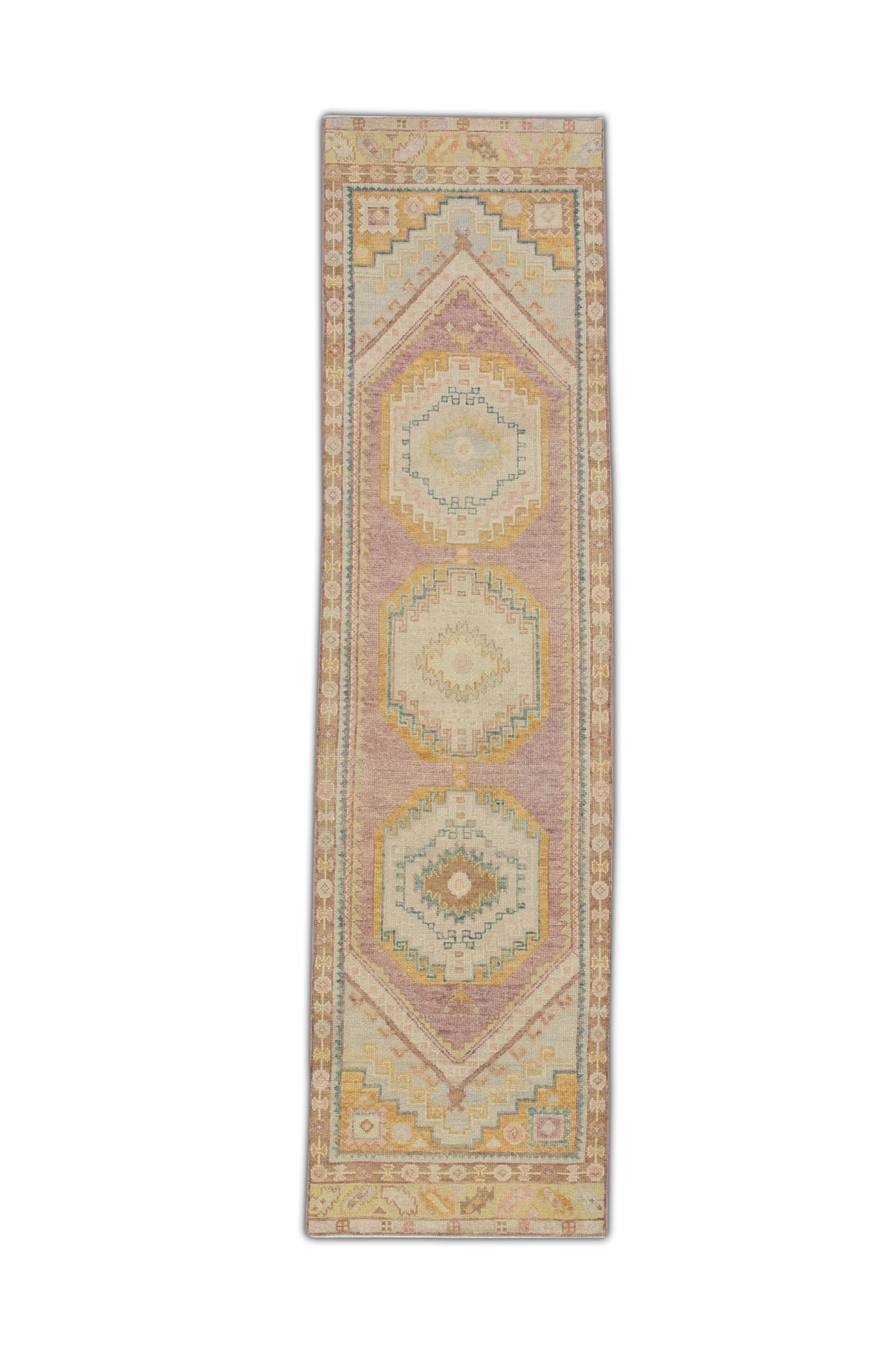 Turkish Oushak Rug 2'10" x 10'5" #4092