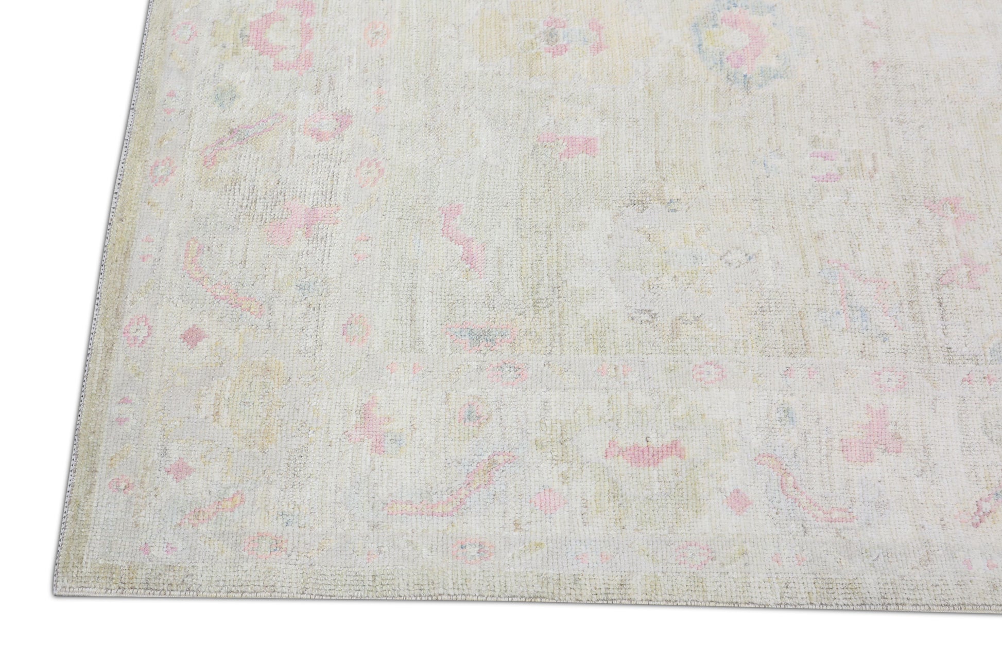 Turkish Tulu Rug Hand Knotted  5'8" x 8'11 #3065