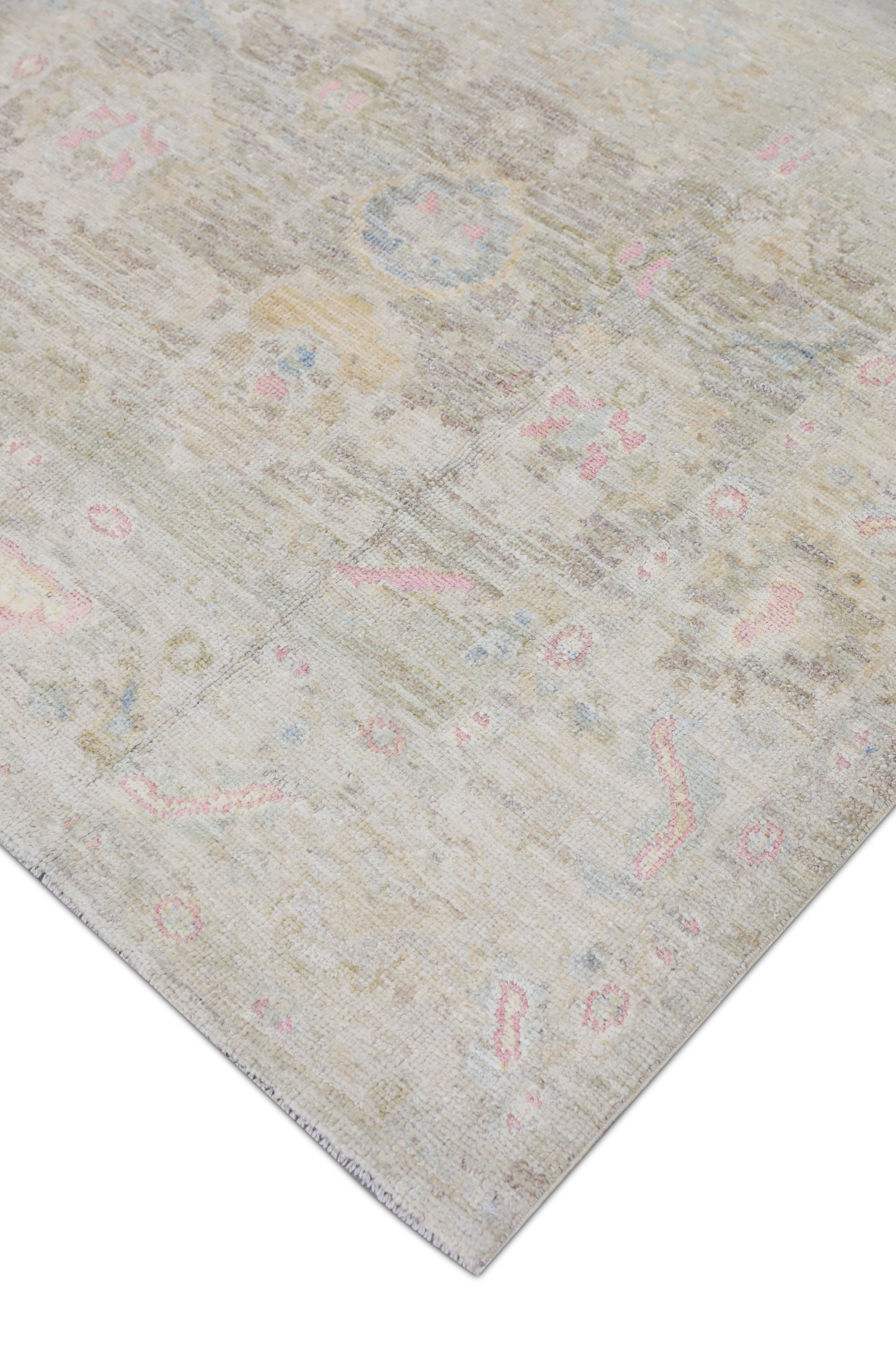 Turkish Tulu Rug Hand Knotted  5'8" x 8'11 #3065