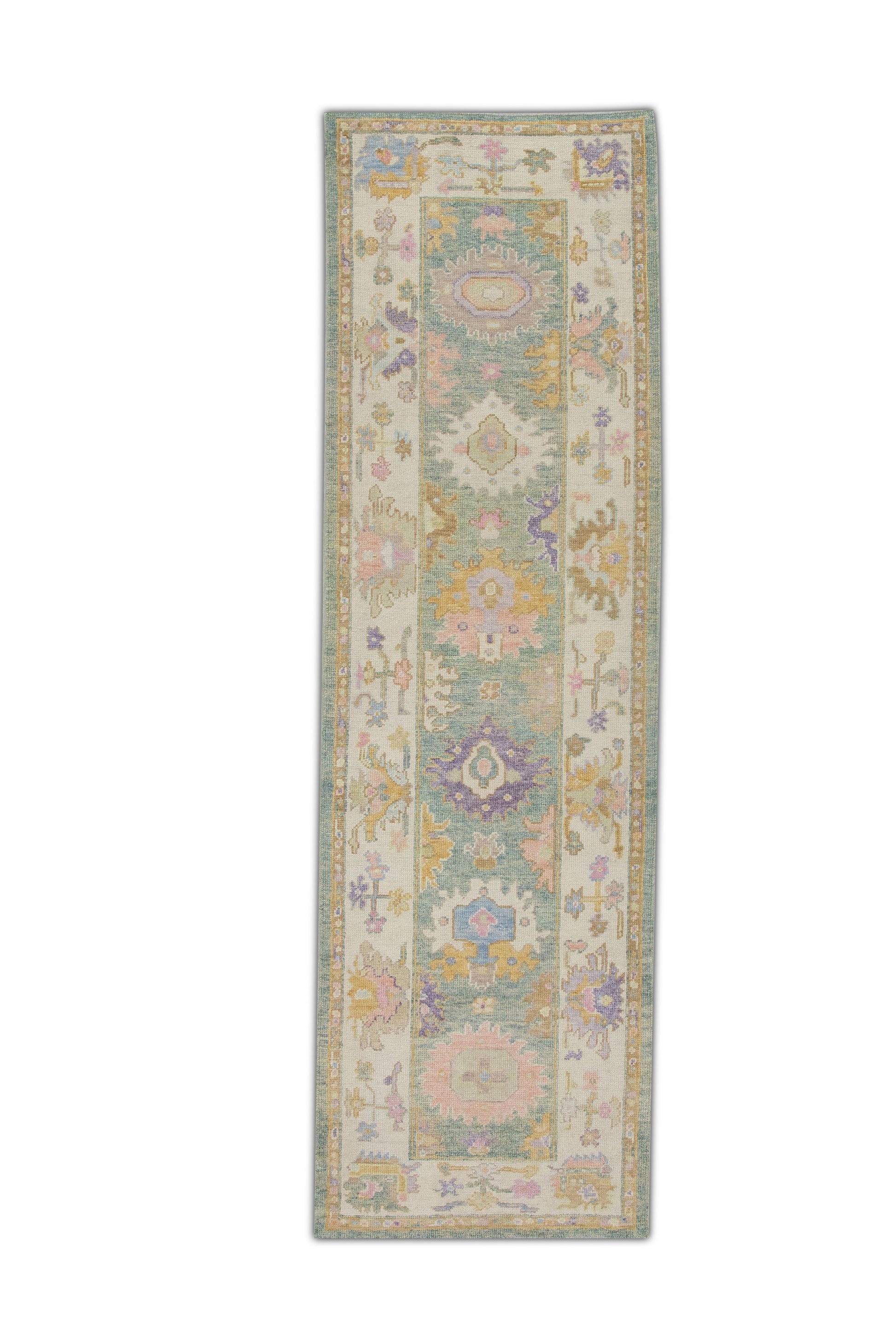 Turkish Oushak Rug 3'1" x 10'9" #4439