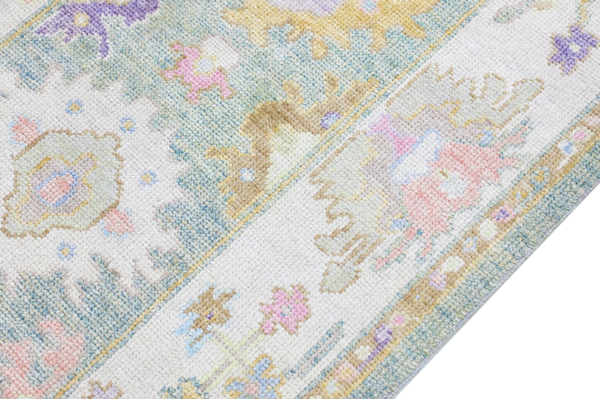 Turkish Oushak Rug 3'1" x 10'9" #4439