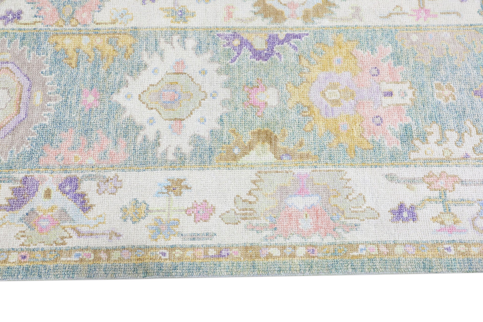 Turkish Oushak Rug 3'1" x 10'9" #4439