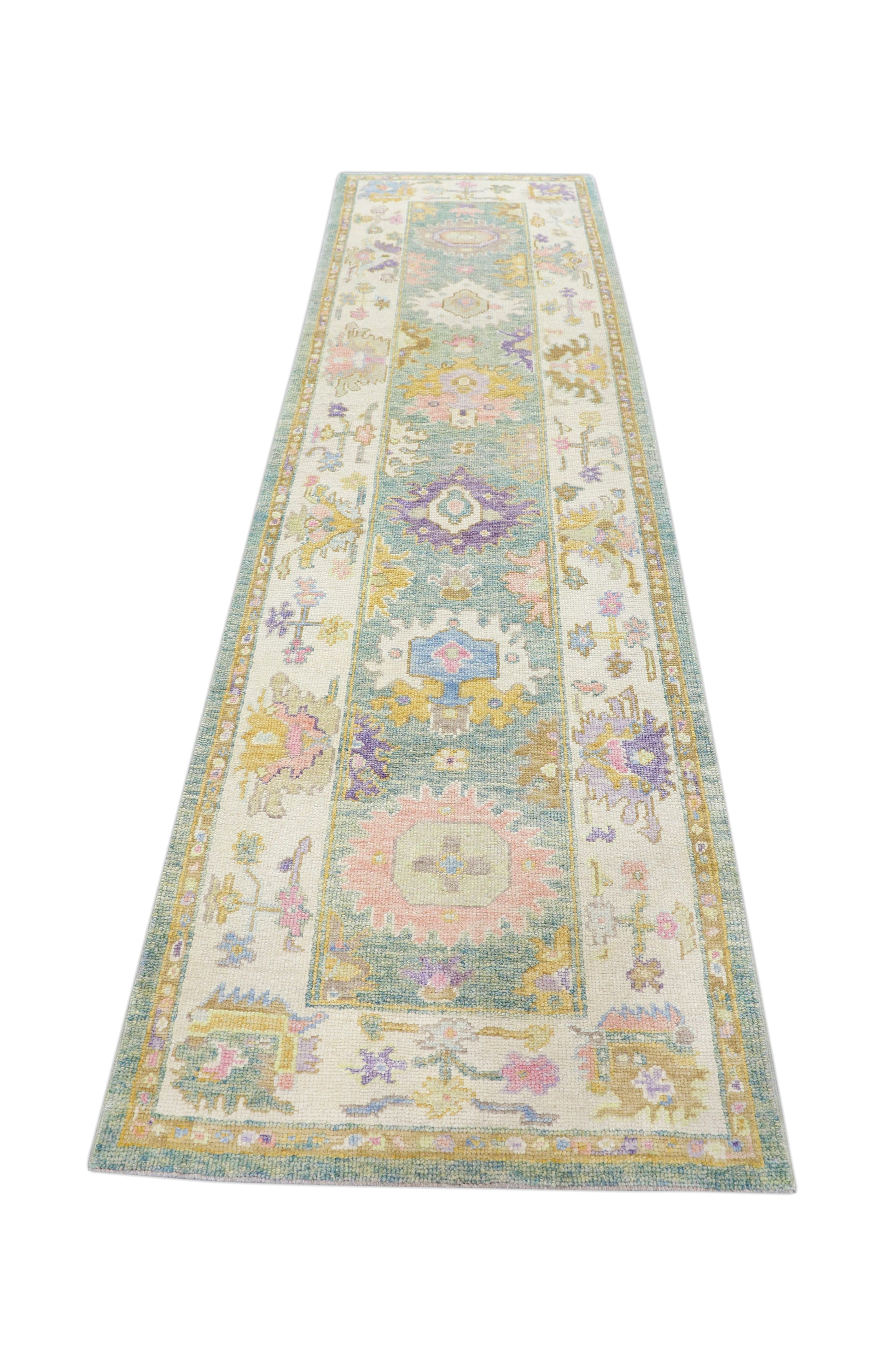 Turkish Oushak Rug 3'1" x 10'9" #4439