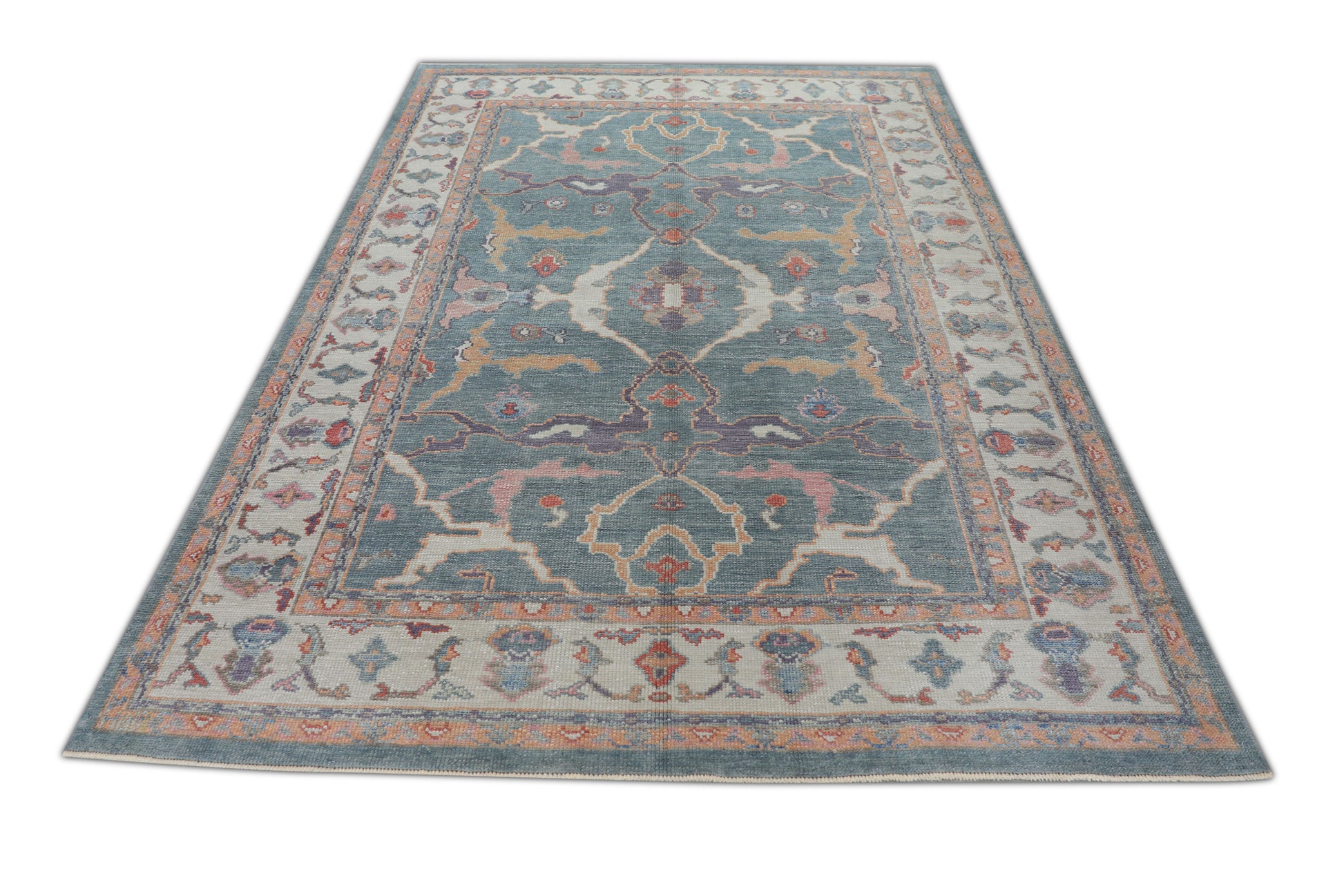 Turkish Oushak Rug 6'2" x 8'9" #2948