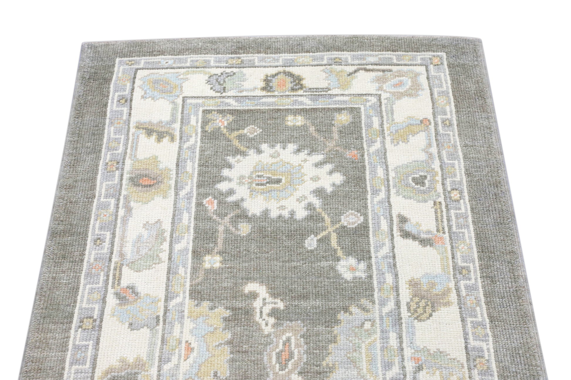 Turkish Oushak Rug 2'11" x 10'1" #4190