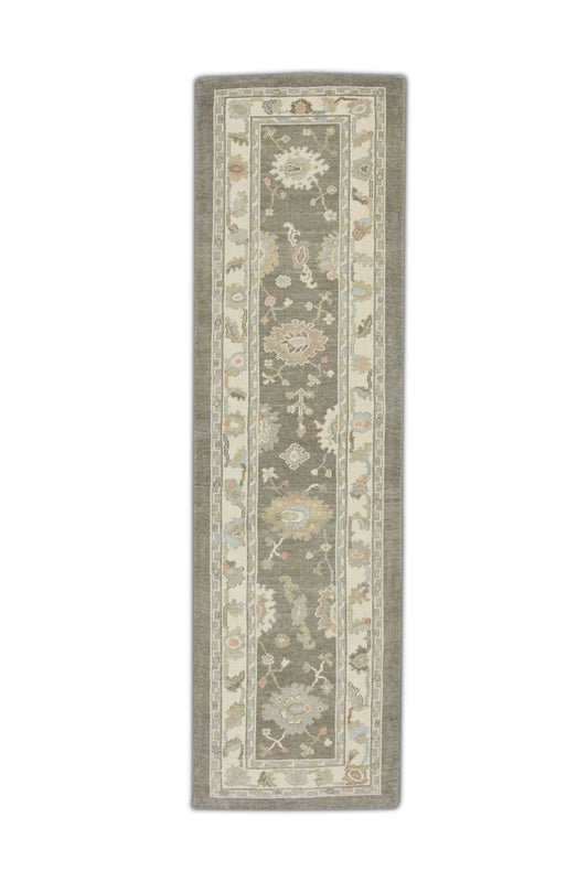 Turkish Oushak Rug 2'11" x 10'1" #4190