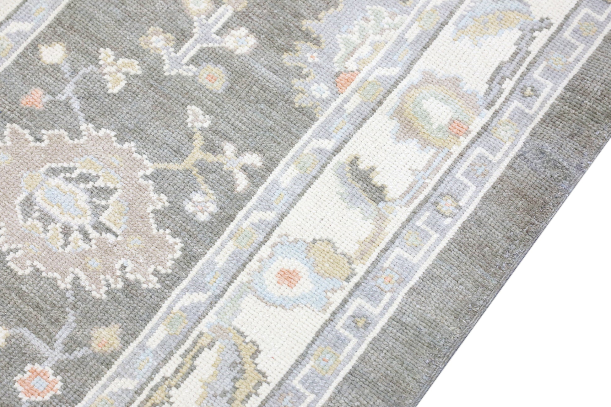 Turkish Oushak Rug 2'11" x 10'1" #4190