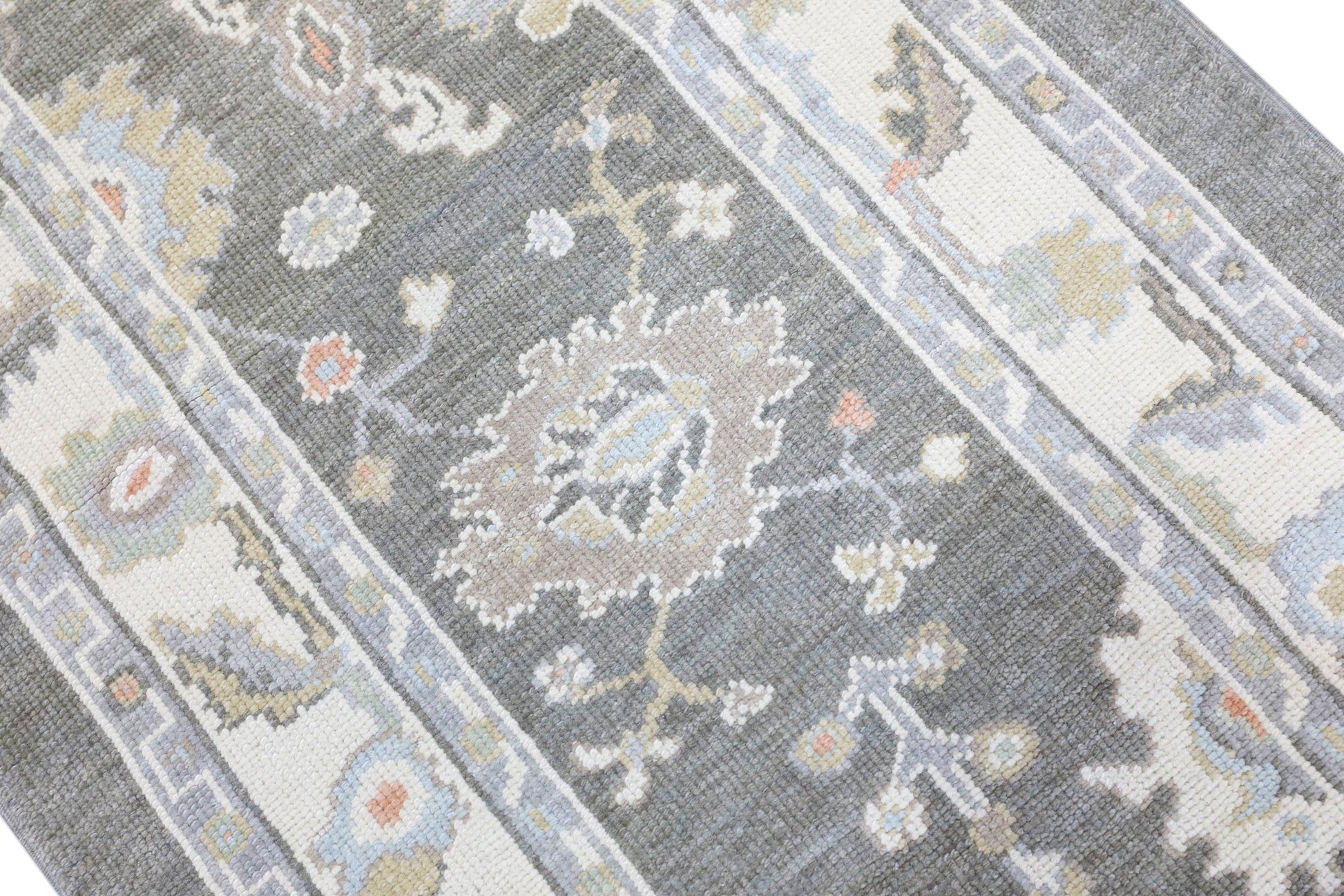 Turkish Oushak Rug 2'11" x 10'1" #4190