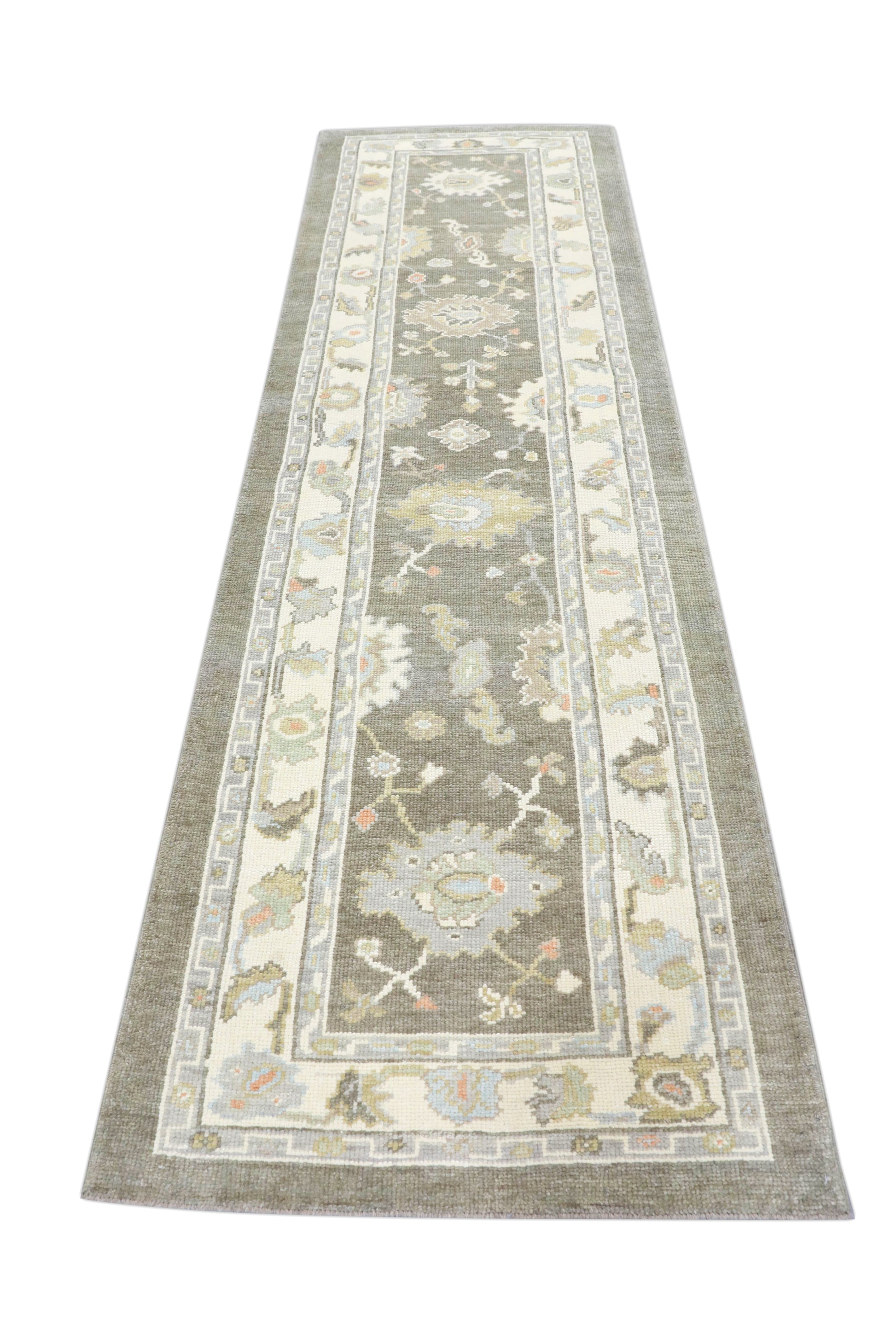Turkish Oushak Rug 2'11" x 10'1" #4190
