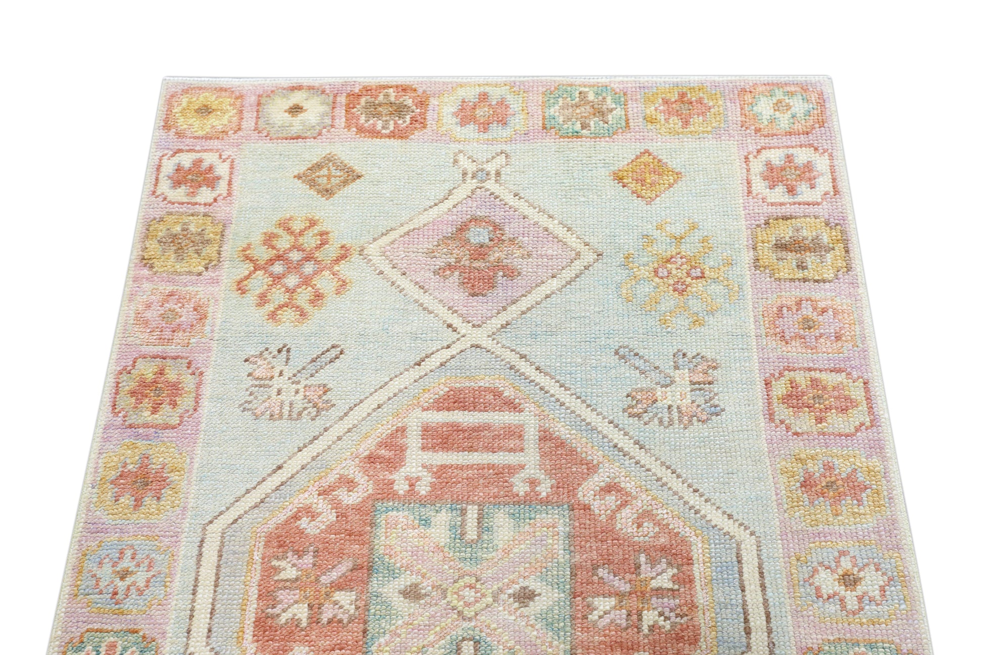 Turkish Oushak Rug 3'1" x 11'7" #4385