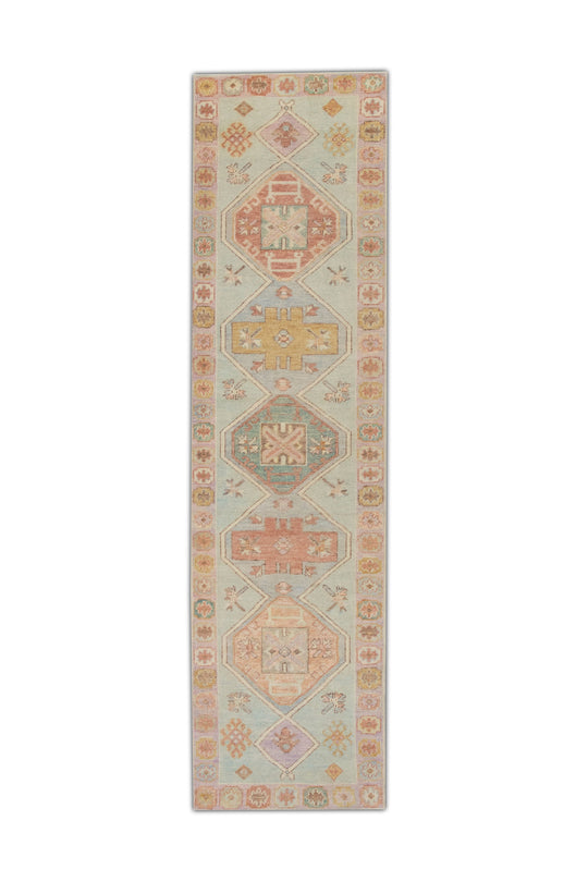 #4385 Turkish Oushak 3'1" x 11'7"