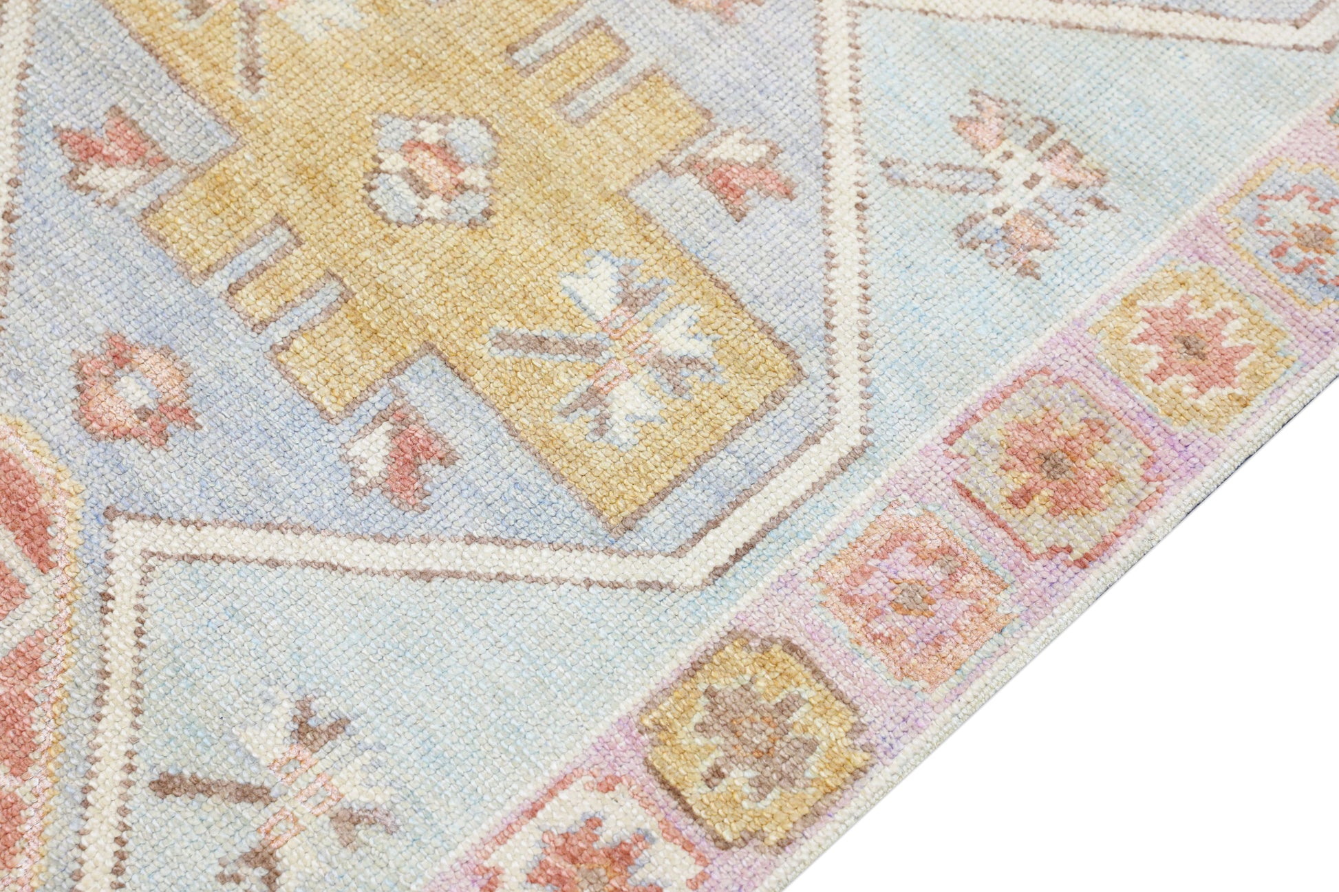 Turkish Oushak Rug 3'1" x 11'7" #4385