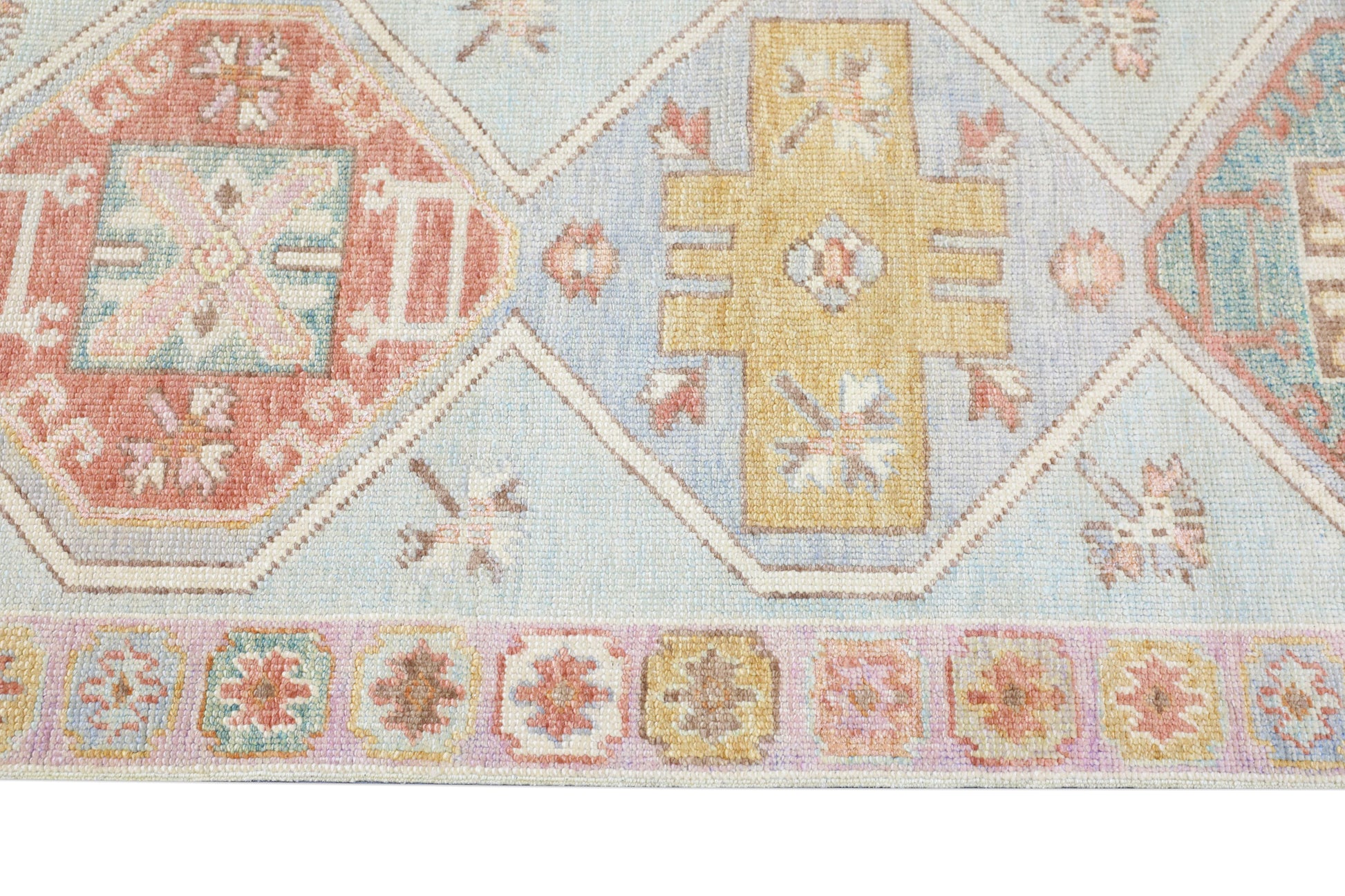 Turkish Oushak Rug 3'1" x 11'7" #4385