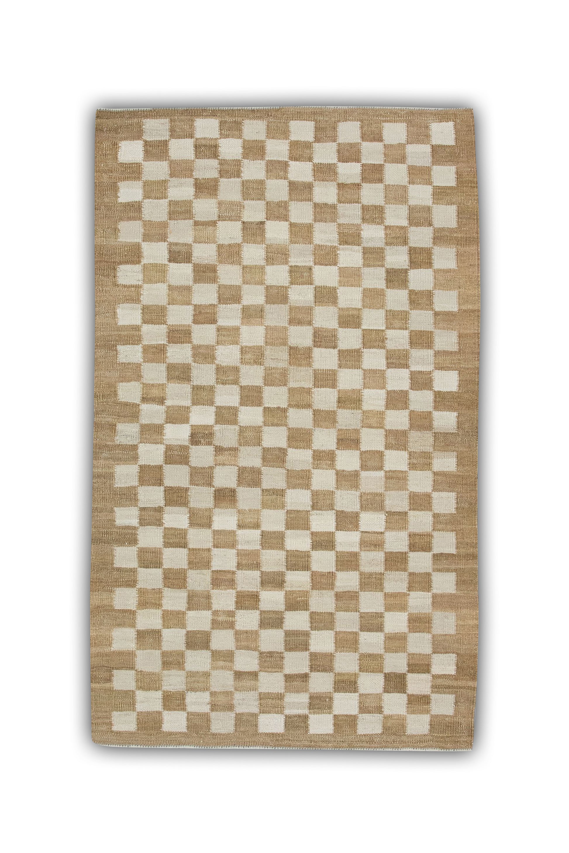 Oriental Flatweave Turkish Kilim 2'10" x 4'8" #4354