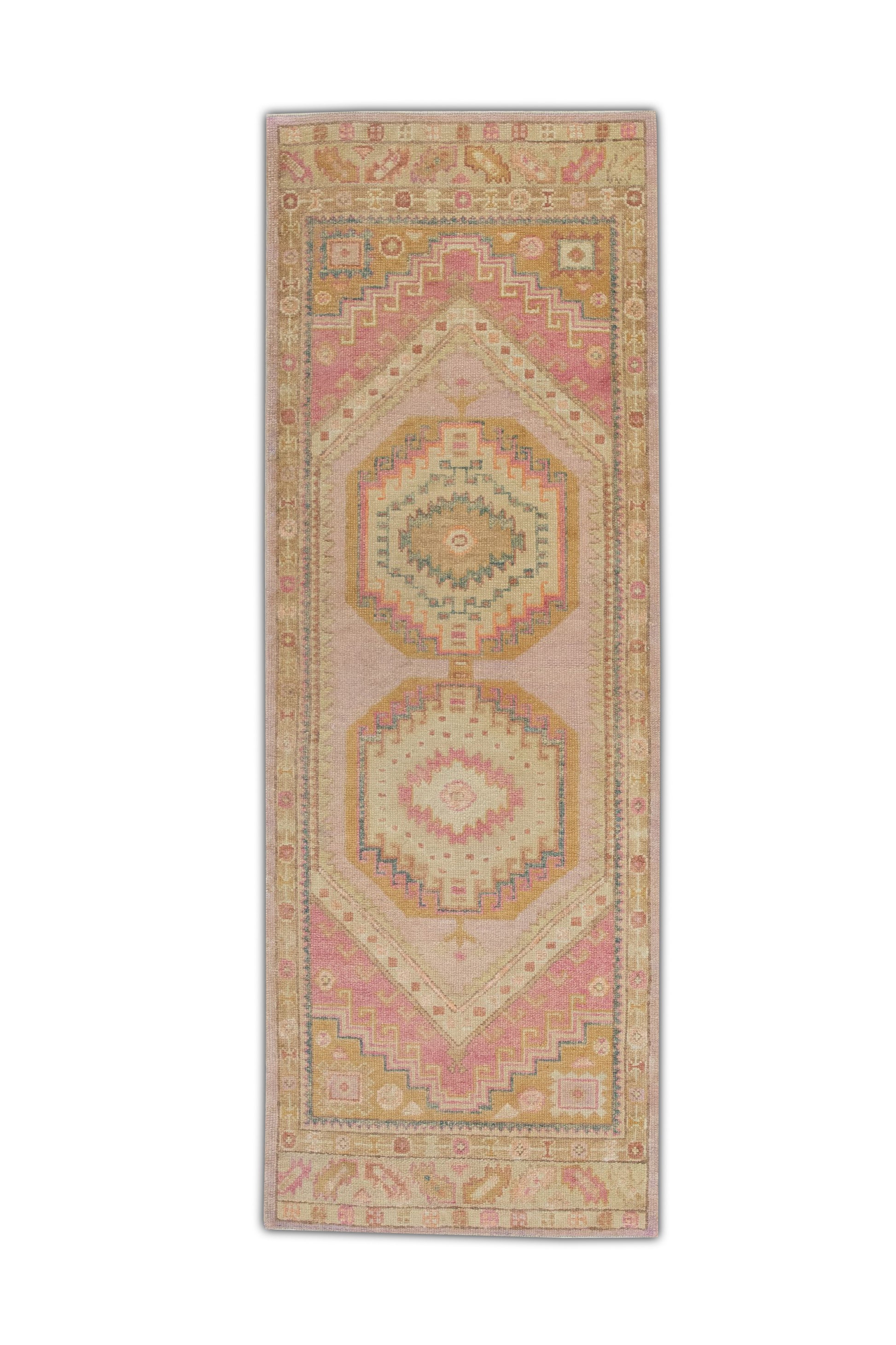 Turkish Oushak Rug 3'1" x 8'8" #4112