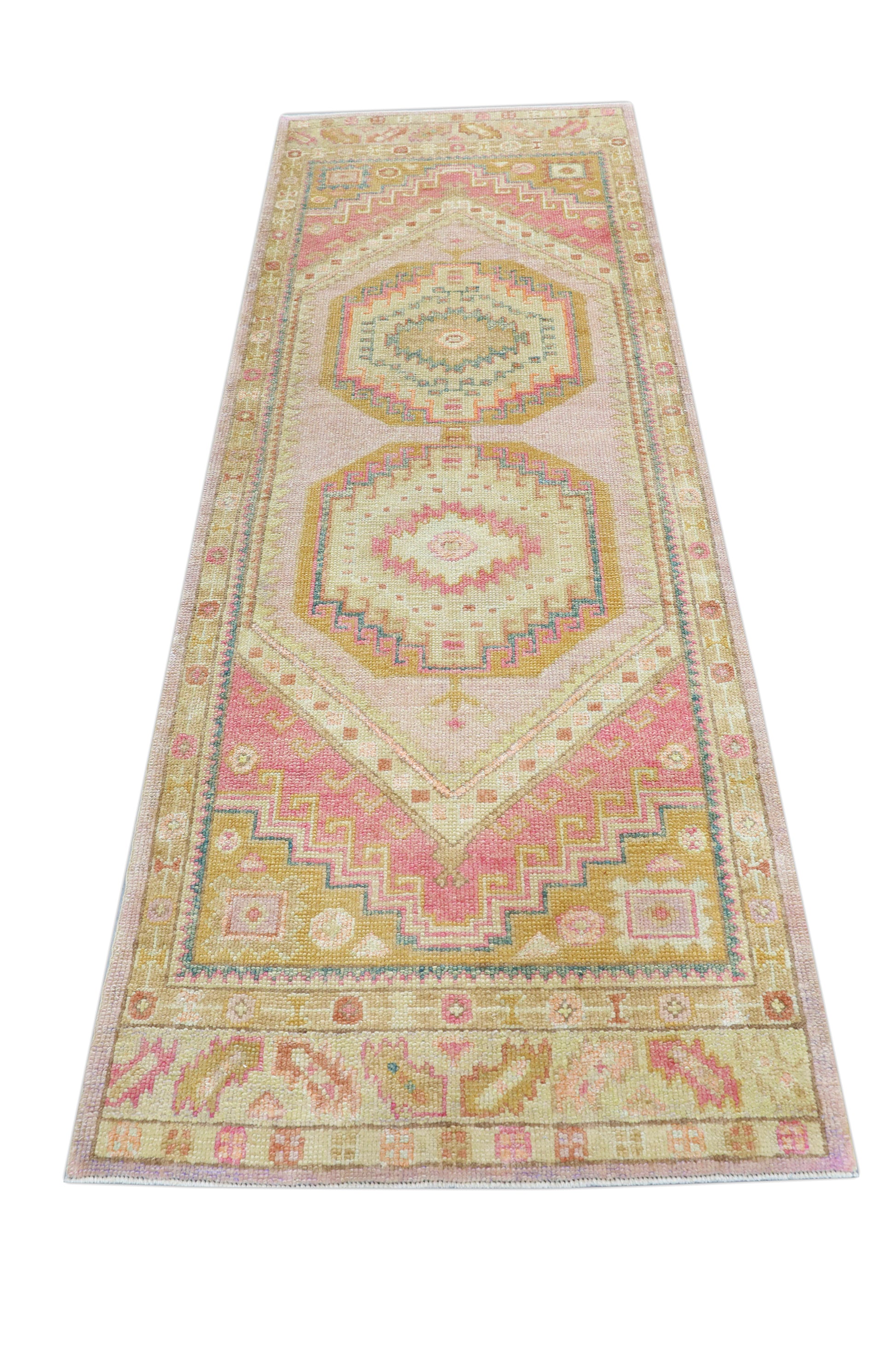 Turkish Oushak Rug 3'1" x 8'8" #4112