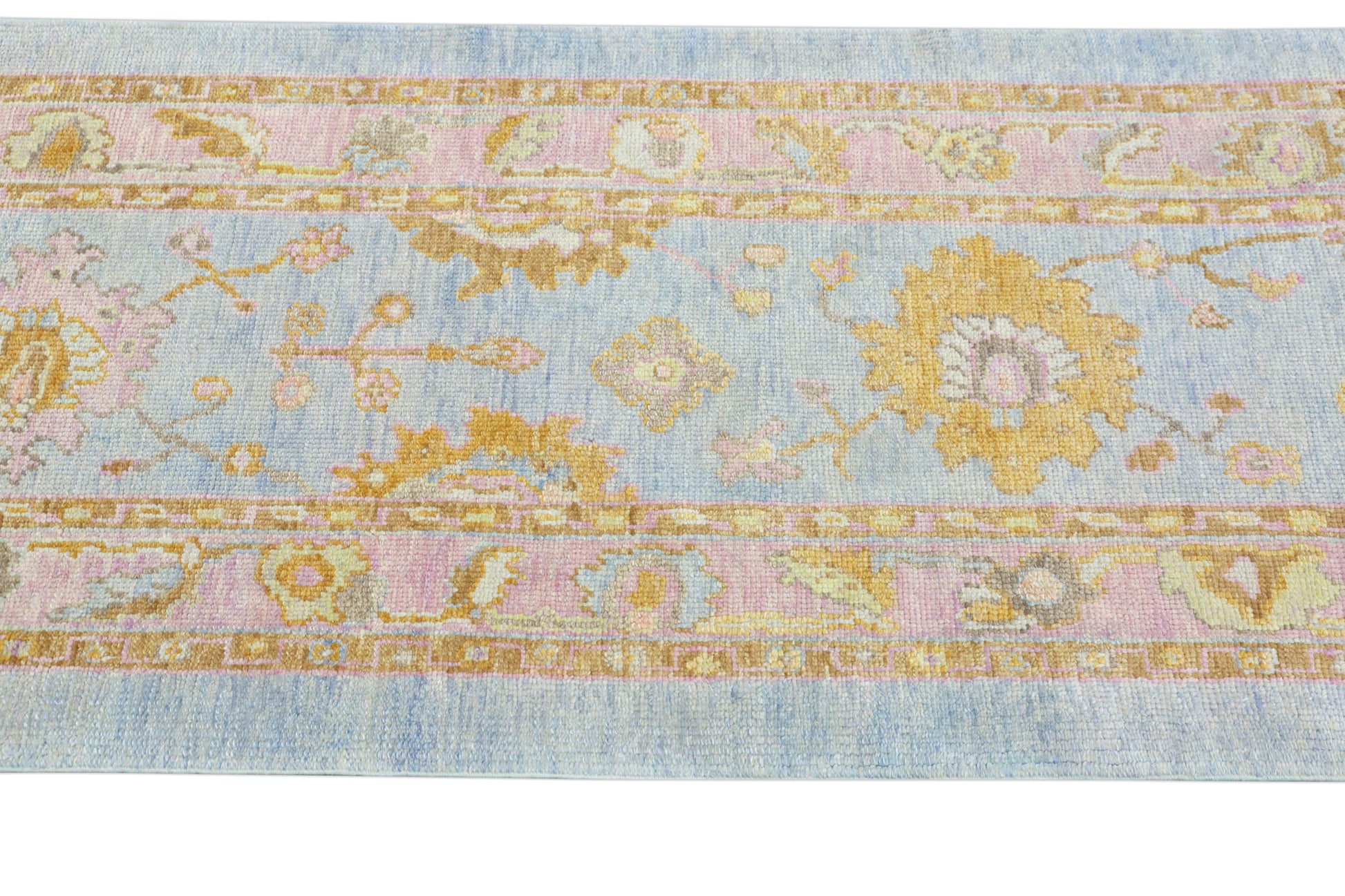 Turkish Oushak Rug 2'10" x 9'11" #4149