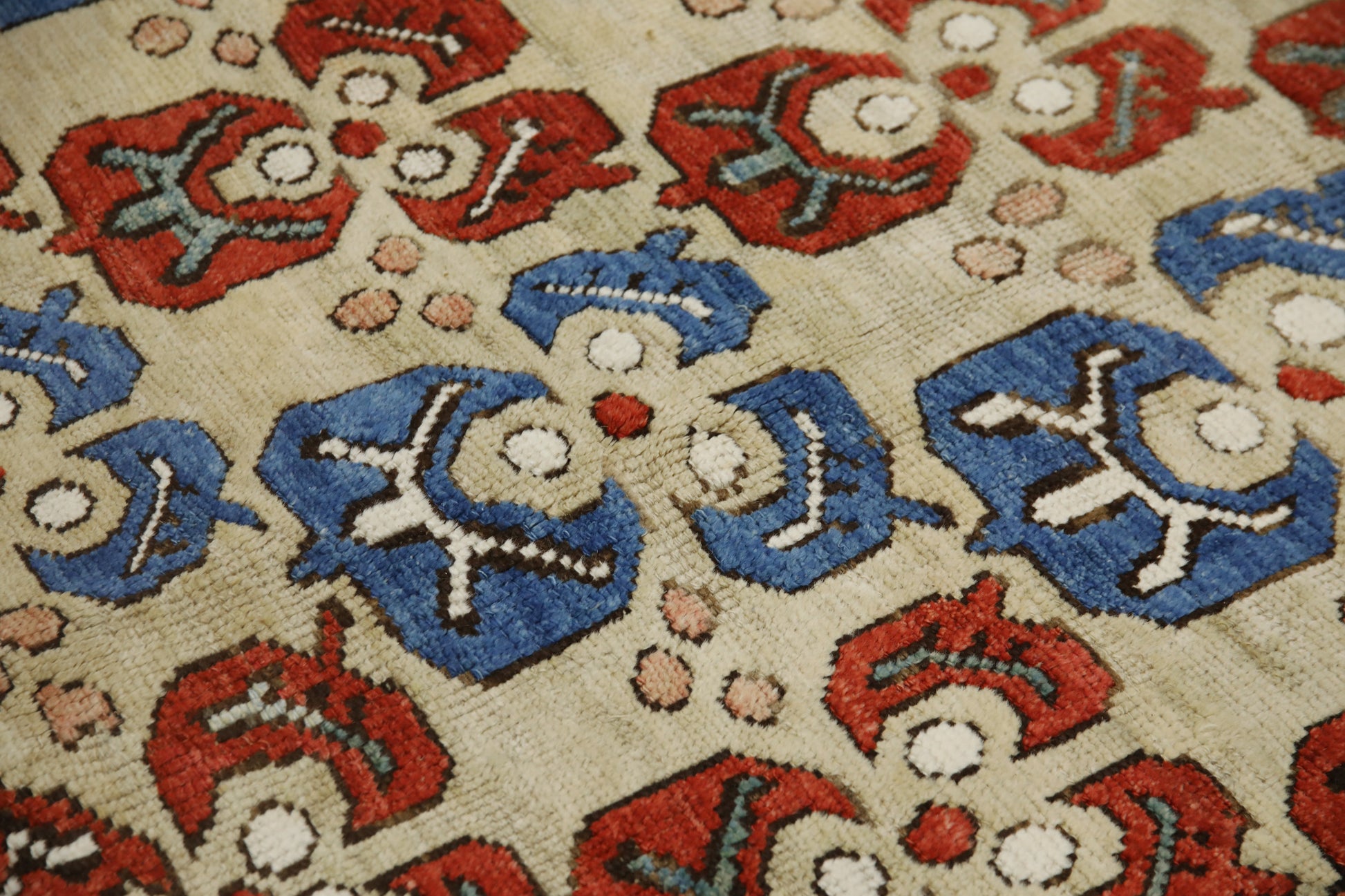 Turkish Antique Look Oushak Rug 4'9" x 7'8"  #20
