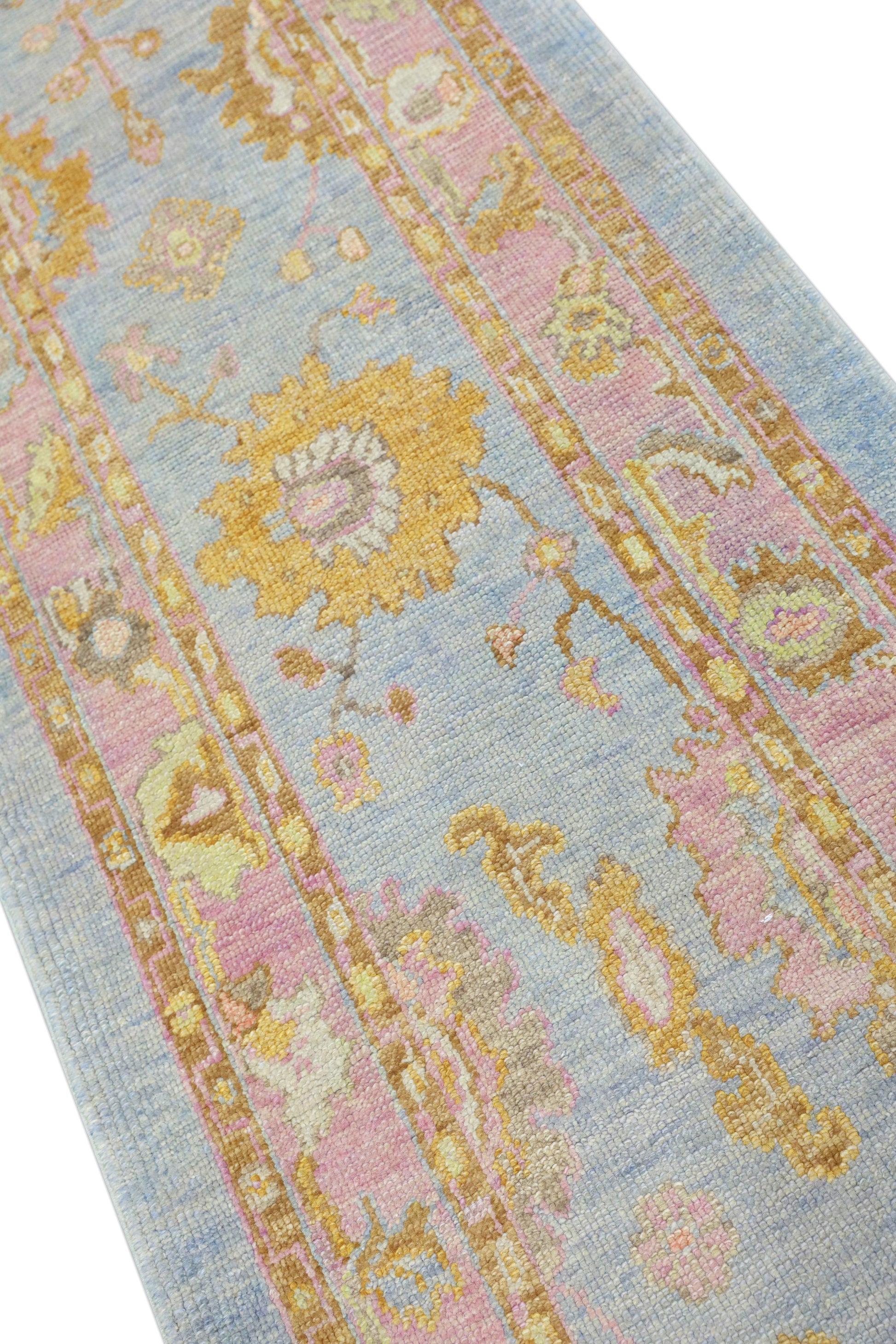 Turkish Oushak Rug 2'10" x 9'11" #4149