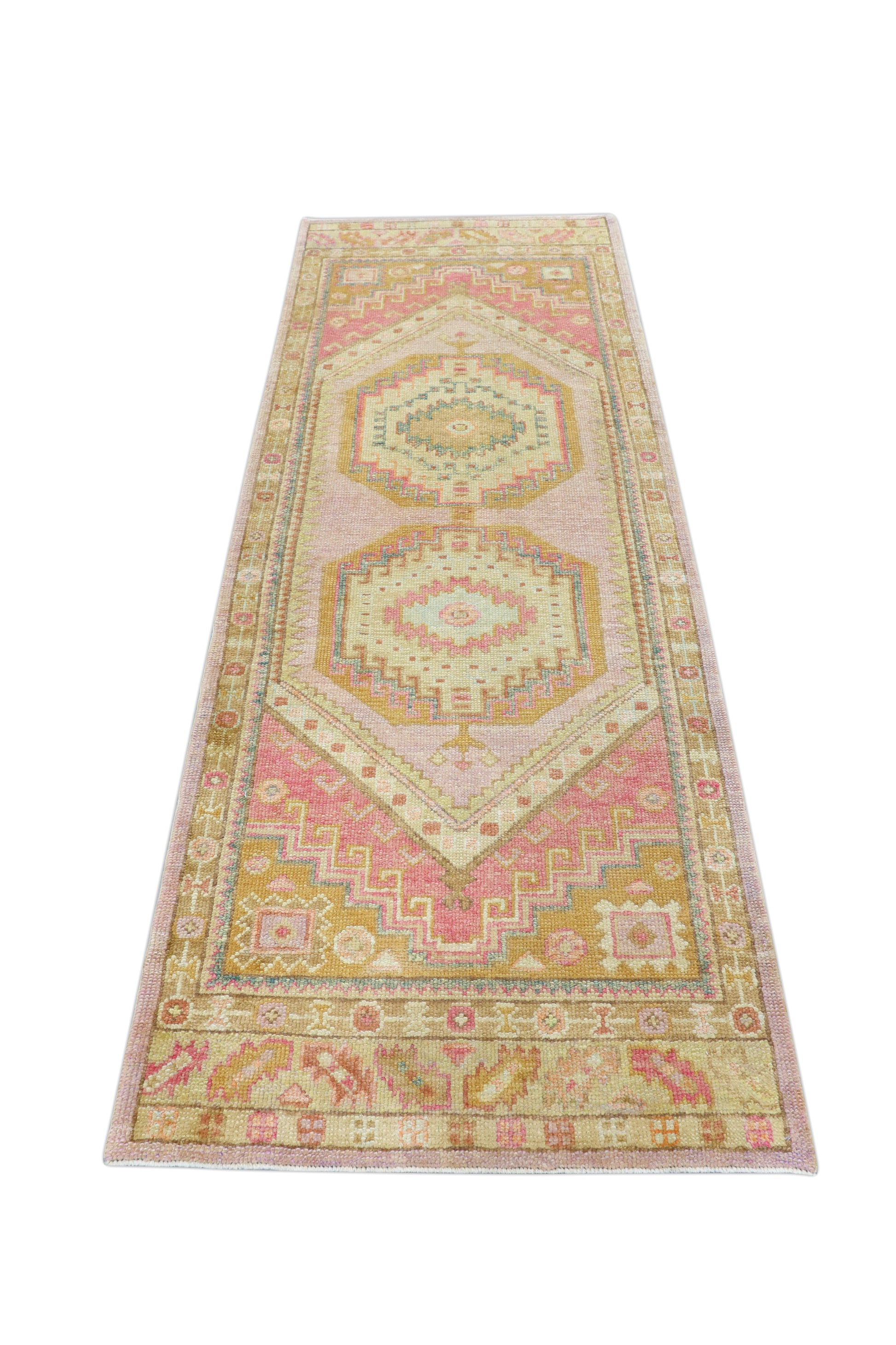 Turkish Oushak Rug 3'2" x 8'5" #4083