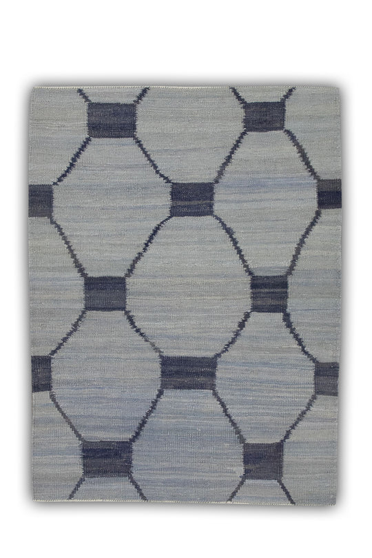 #36 Oriental Flat Weave Turkish Kilim 3' x 3'11"