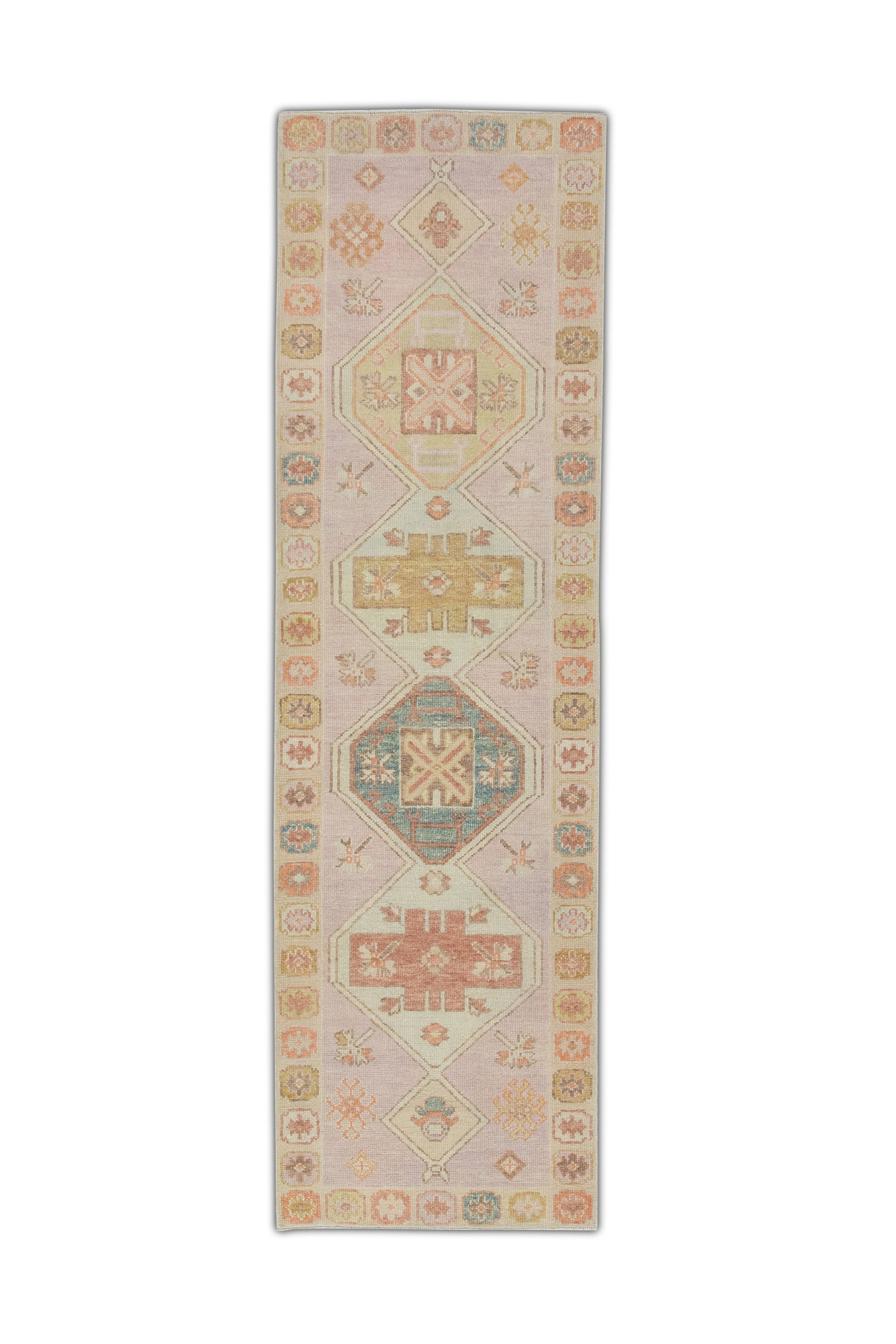 Turkish Oushak Rug 2'11" x 10'1" #4084